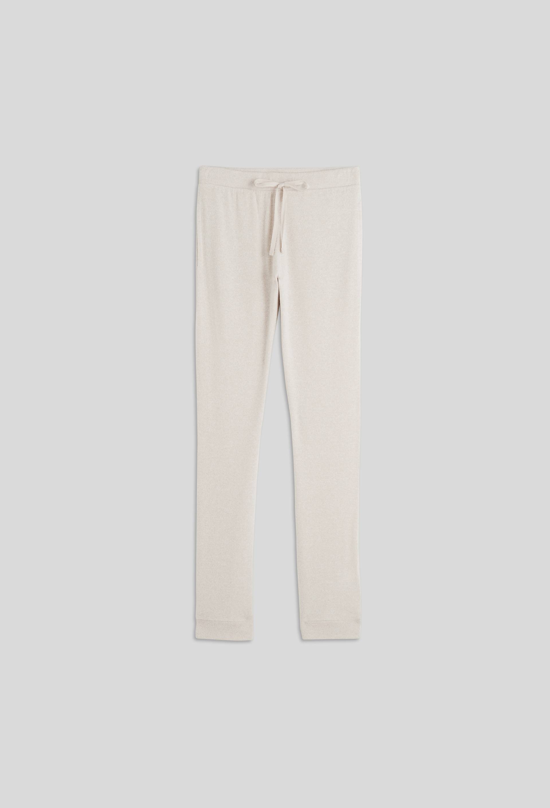 Pantalon droit uni tout doux, Brun clair, large image number 2.0