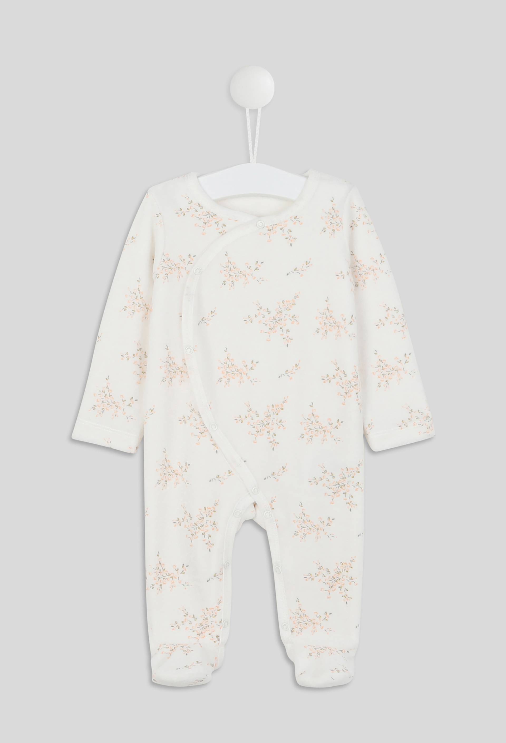 Dors bien velours  en coton BIO, Oeko-Tex, Beige clair, large image number 0