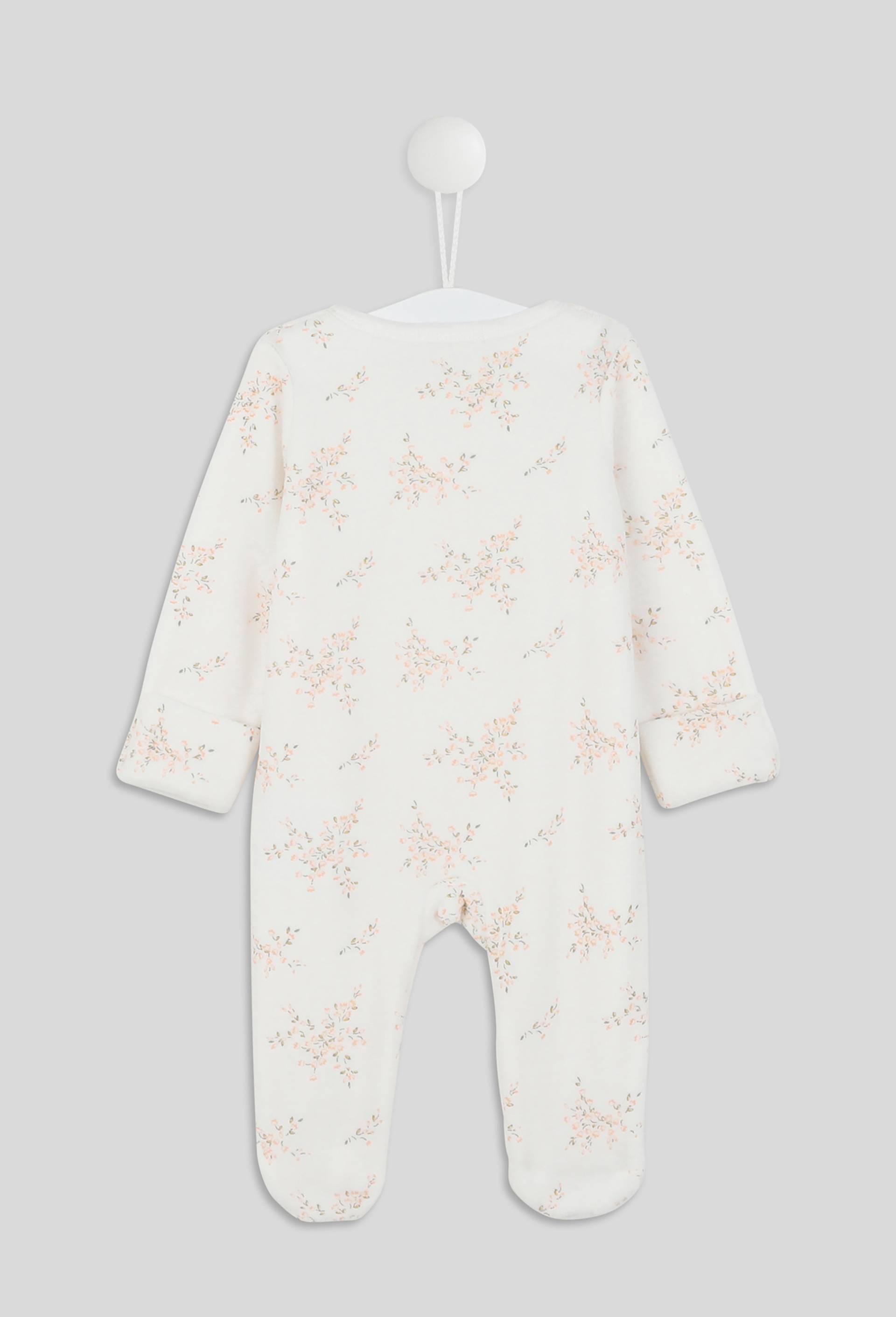 Dors bien velours  en coton BIO, Oeko-Tex, Beige clair, large image number 1.0