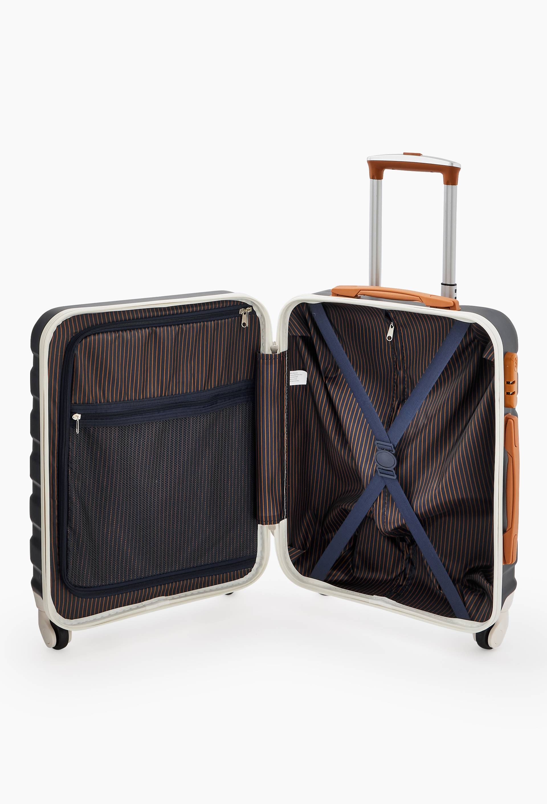Valise cabine, 55cm, Noir, large image number 1