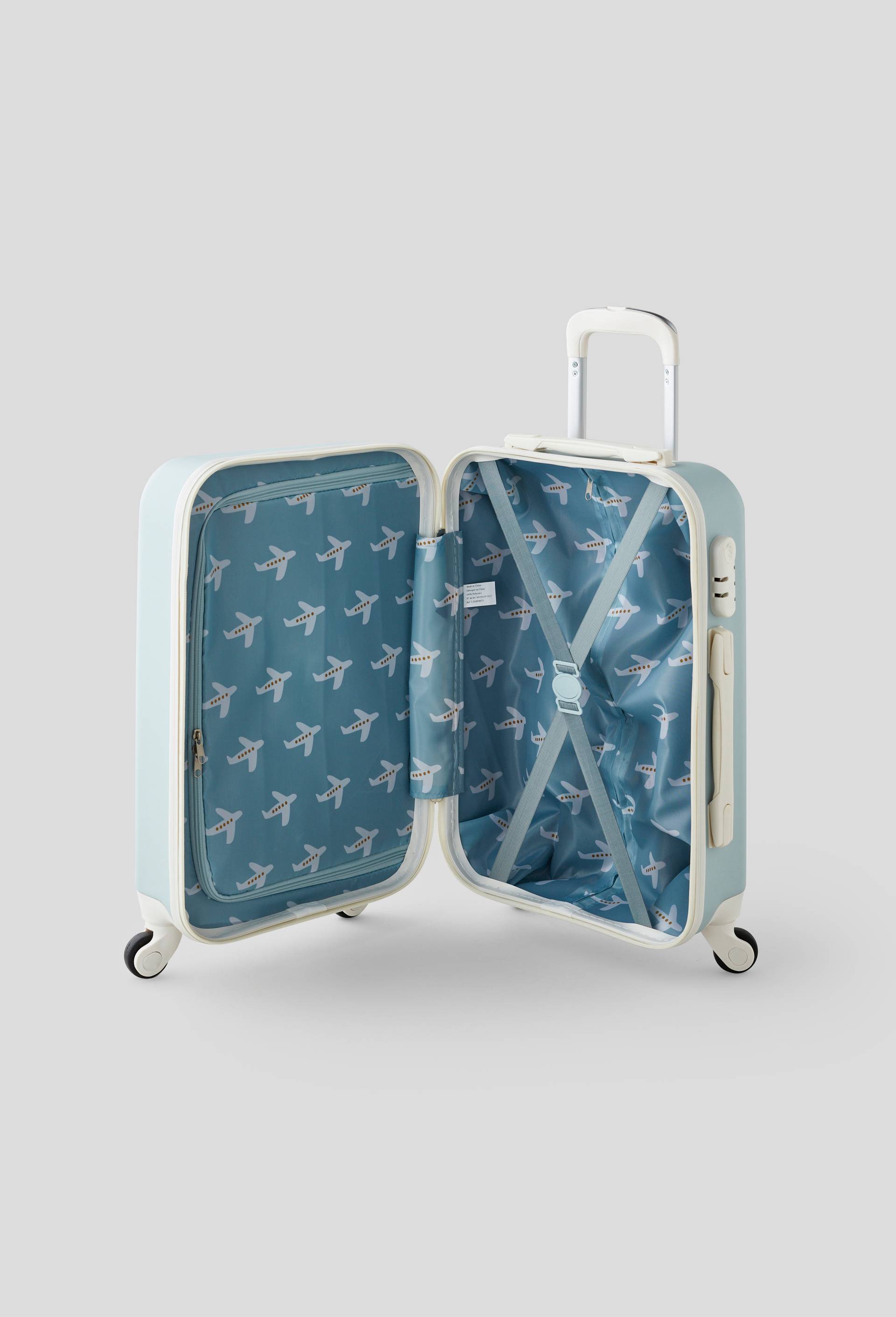 valise cabine enfant, 49cm, L52450073, Bleu clair, large image number 1