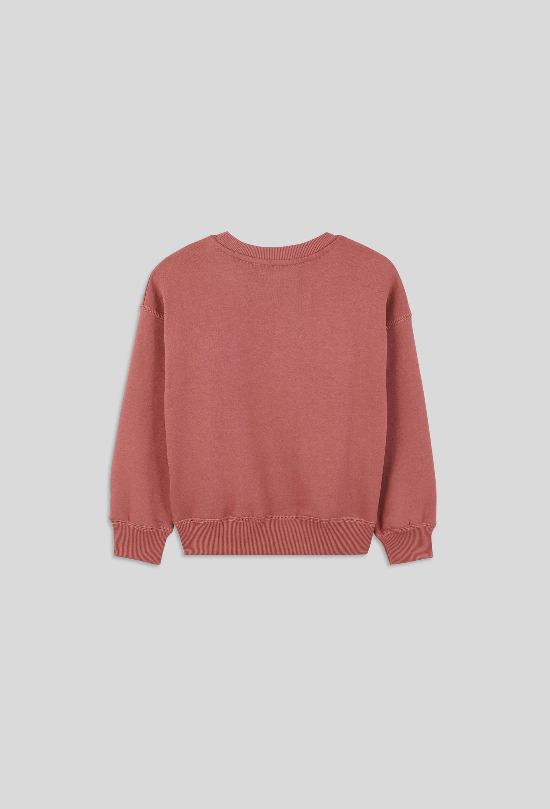 Sweat brodé, certifié OEKO-TEX, Rose foncé, large image number 2.0