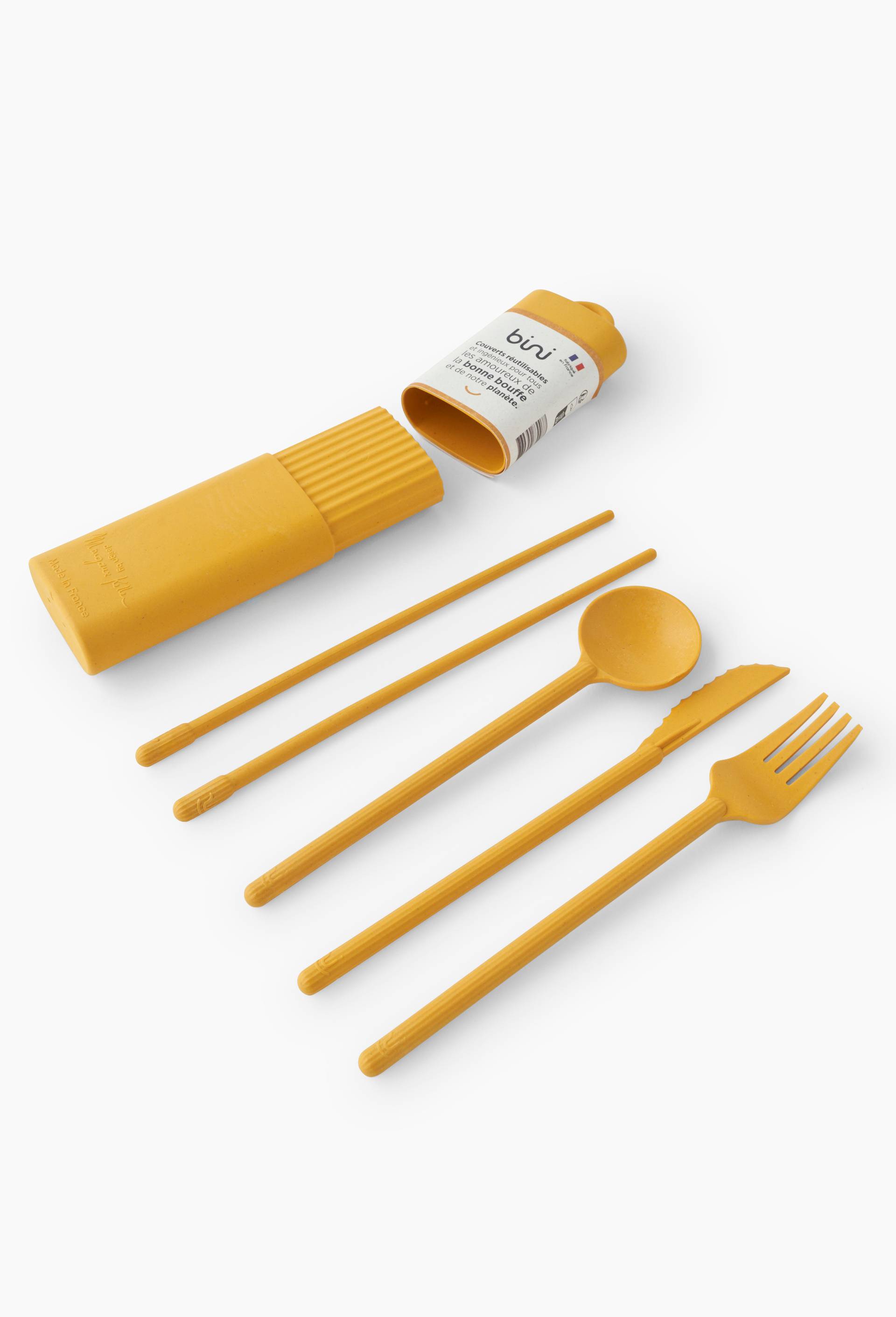 Kit de couverts "Bini", Orange, large image number 1