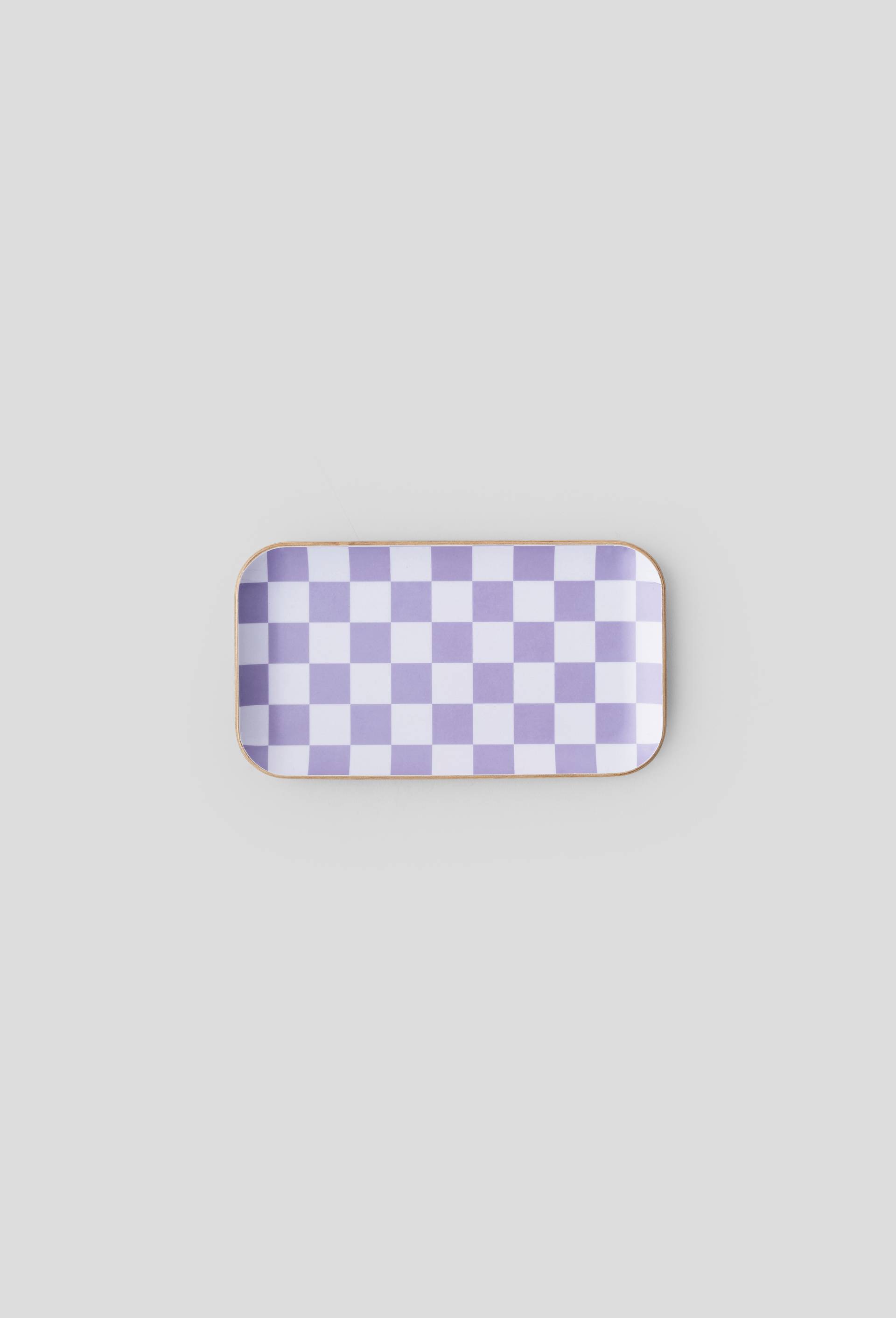 Plateau imprimé, 21x12cm, Violet clair, large image number 0