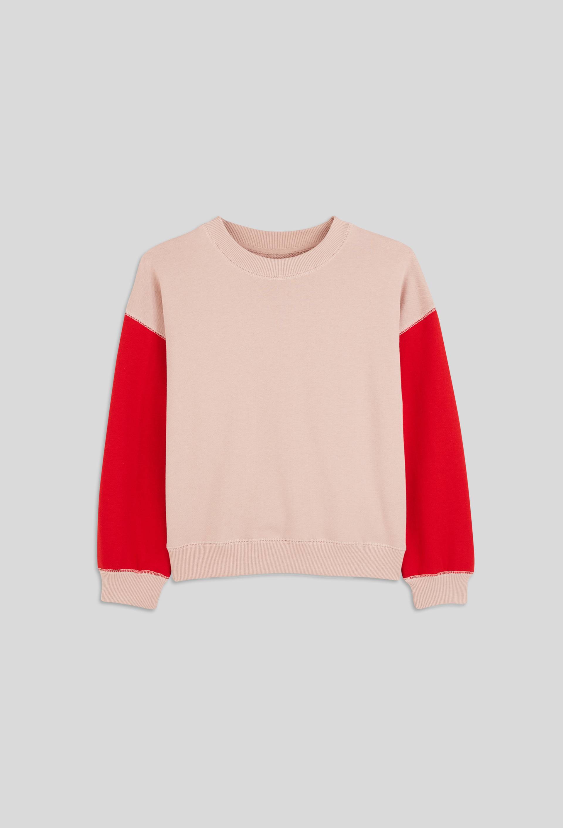 Sweat contenant du coton BIO, Rose clair, large image number 1.0