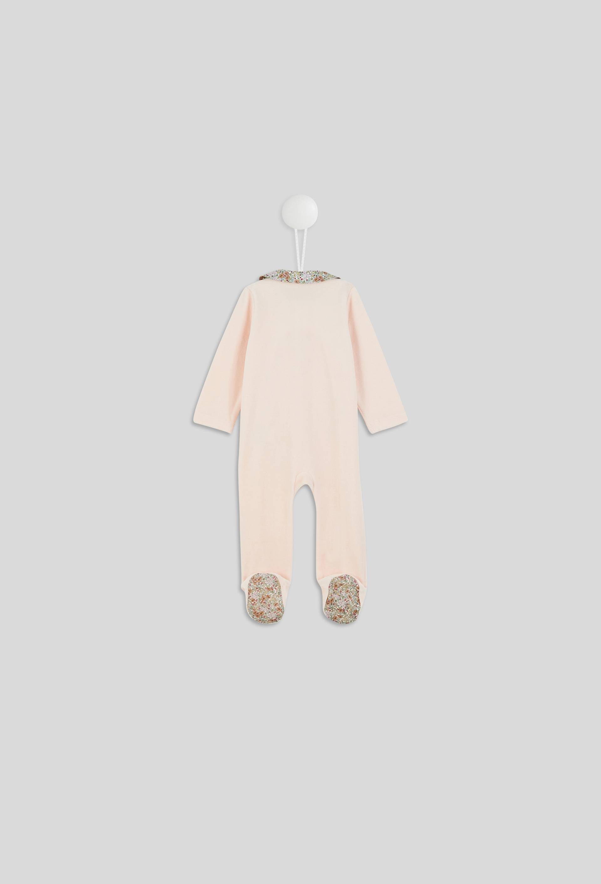 Dors-bien velours en coton BIO, Oeko-Tex, Rose clair, large image number 1.0