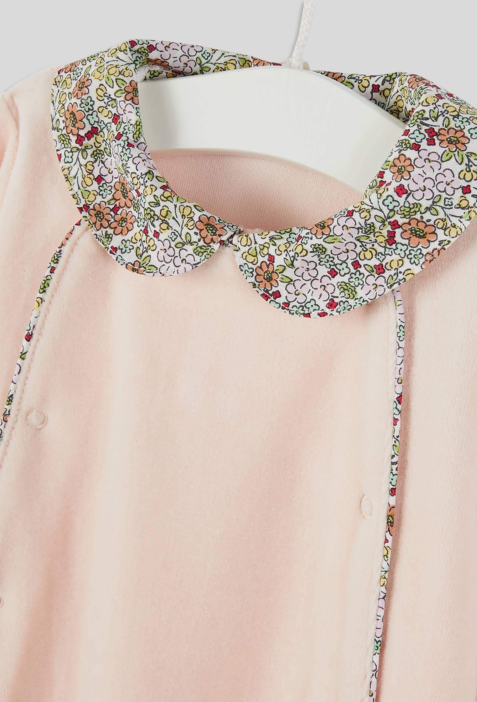 Dors-bien velours en coton BIO, Oeko-Tex, Rose clair, large image number 2