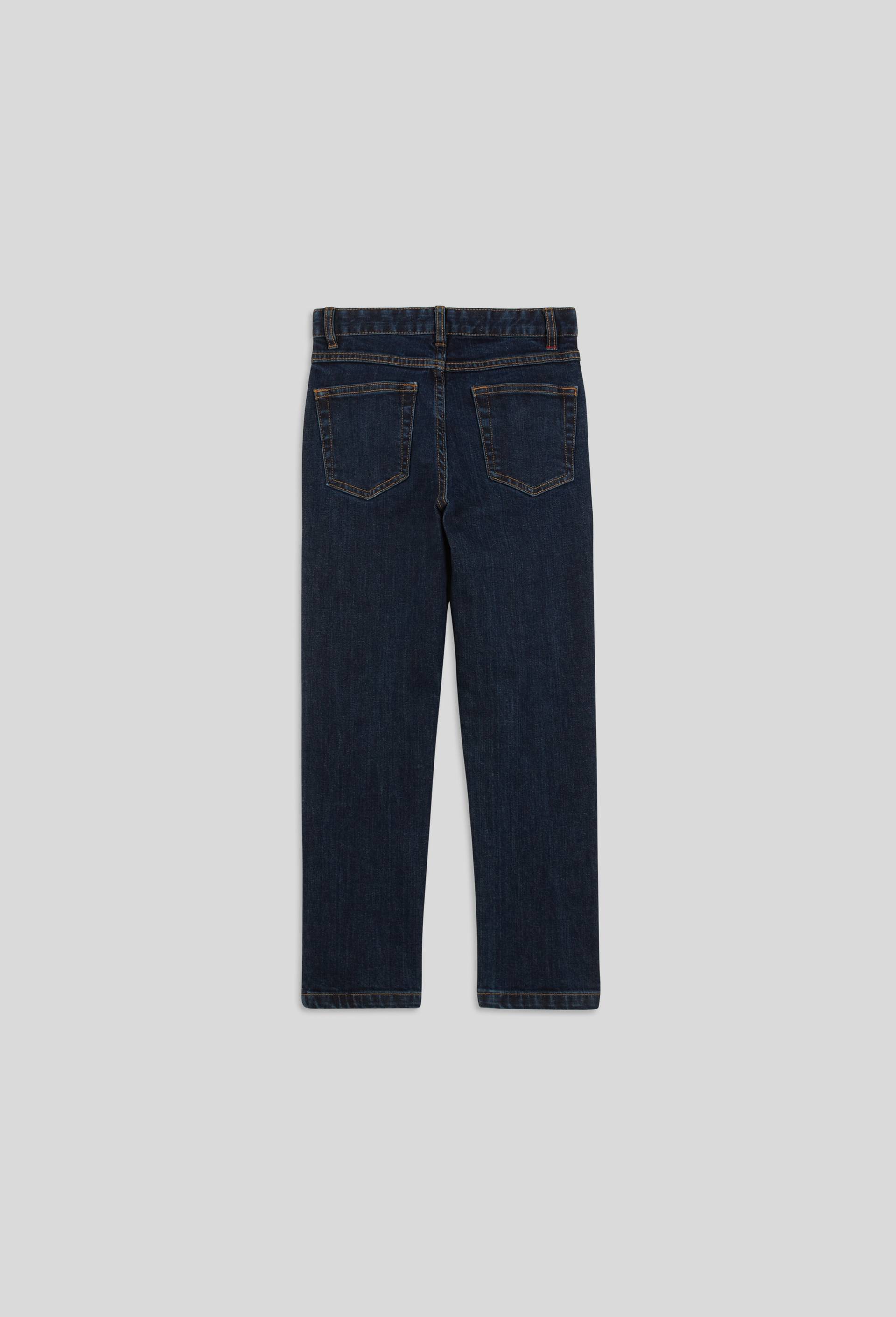 Jean droit en coton BIO GOTS, Bleu, large image number 1.0