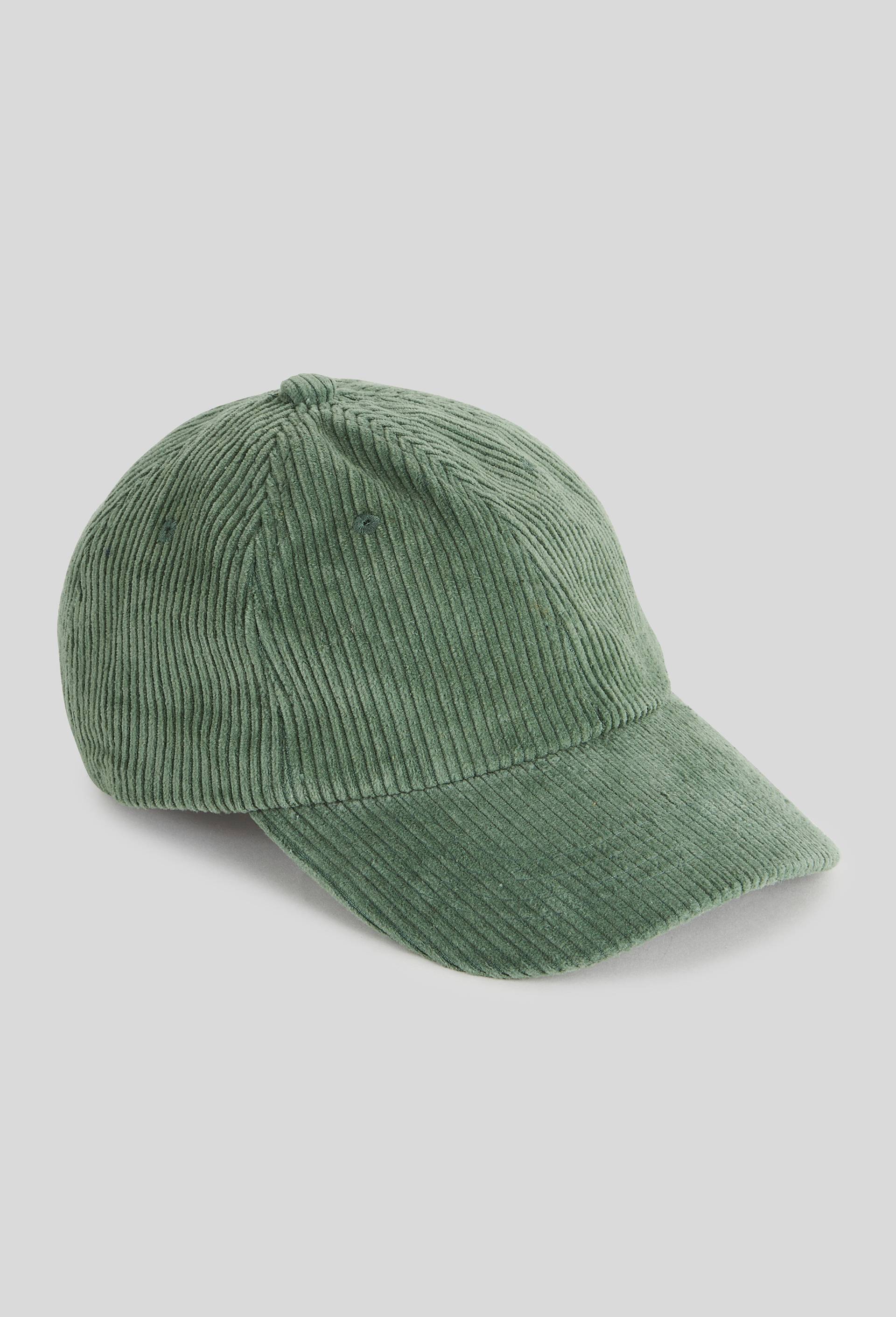 Casquette velours, Vert foncé, large image number 0.0