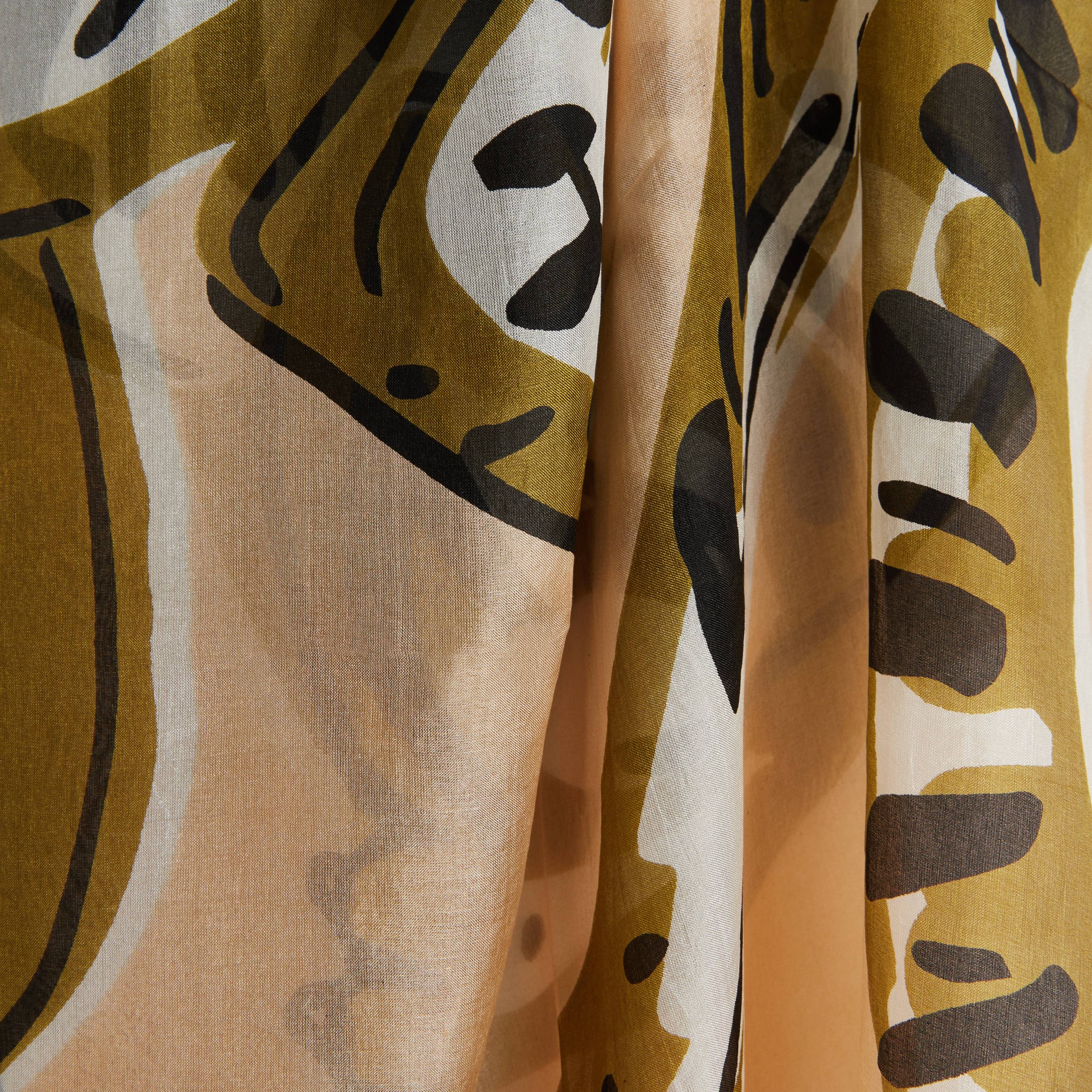 Etole en soie, Beige clair, large image number 2