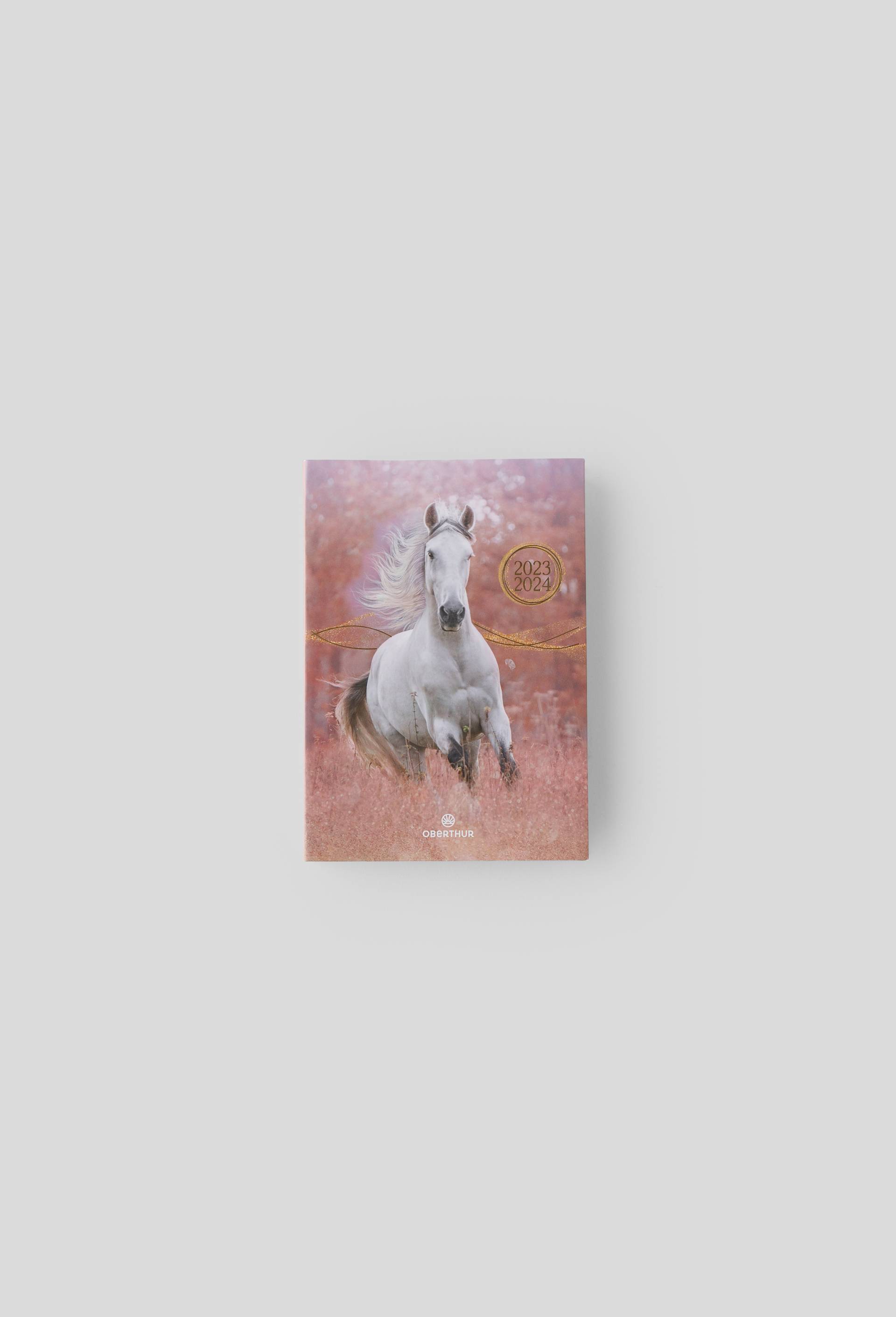 Agenda de poche cheval blanc, Blanc, large image number 0