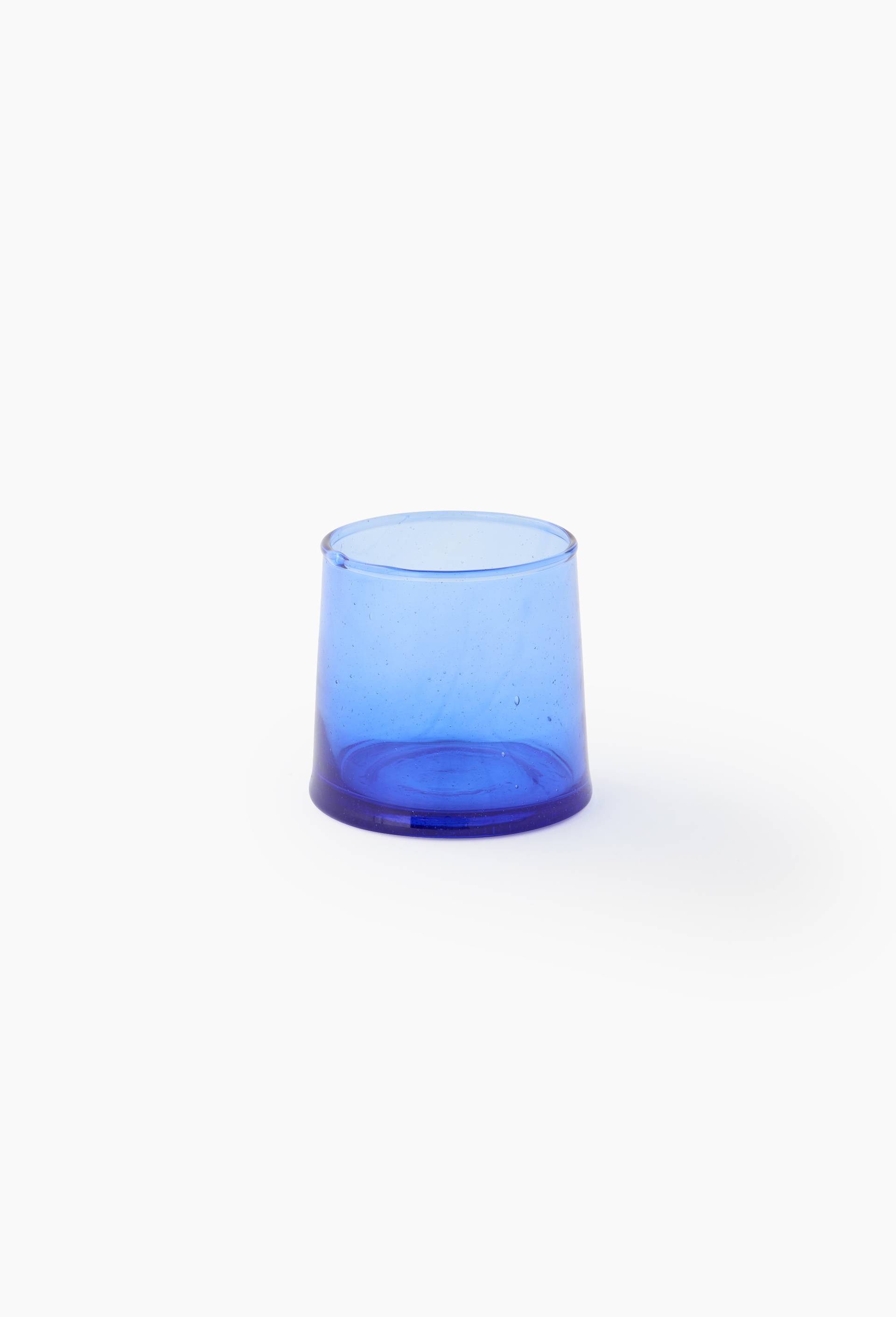 Gobelet en verre recycl&eacute;, 22cl, Bleu, large image number 0