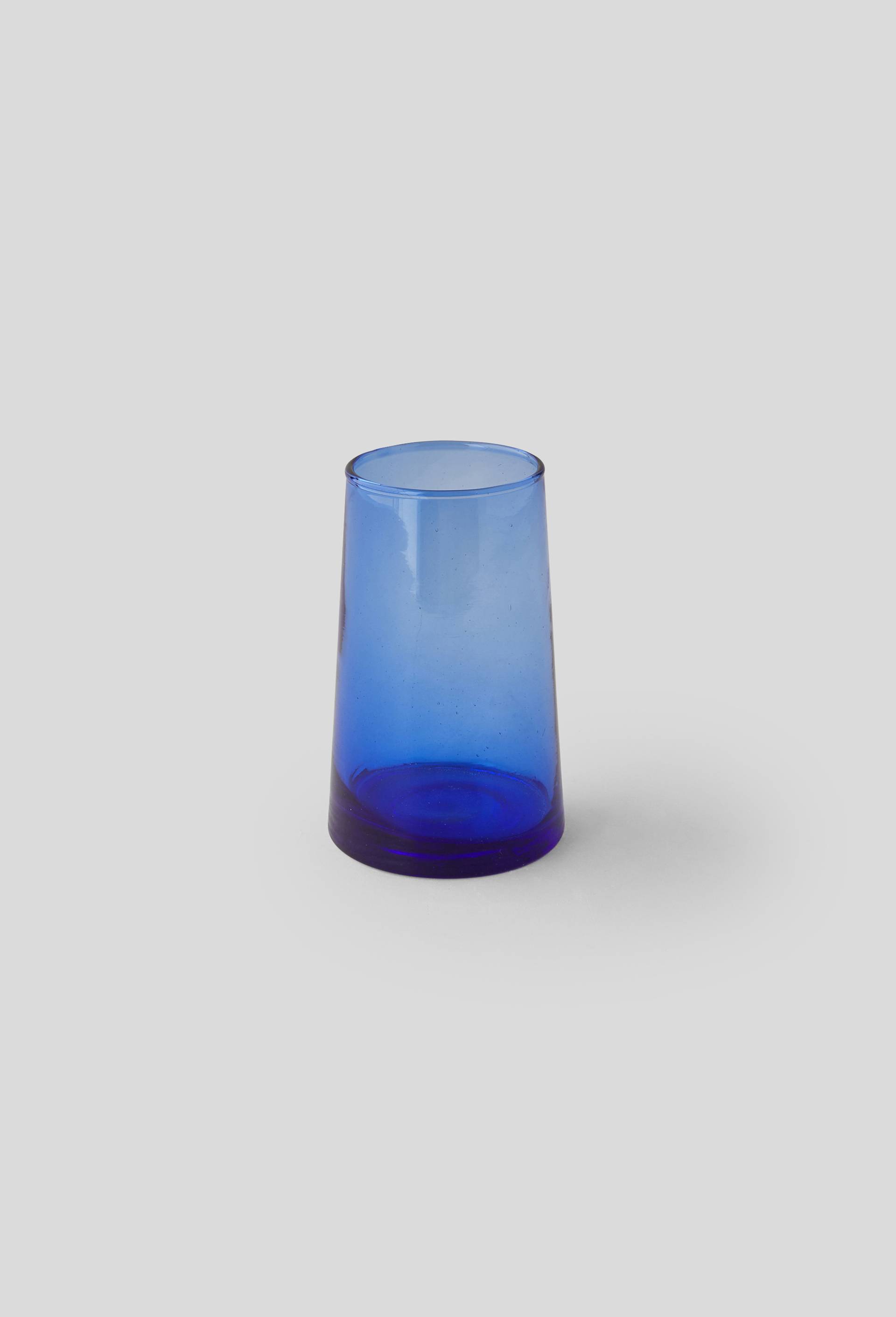 Gobelet en verre recyclé, 25cl, BLEU, large image number 0