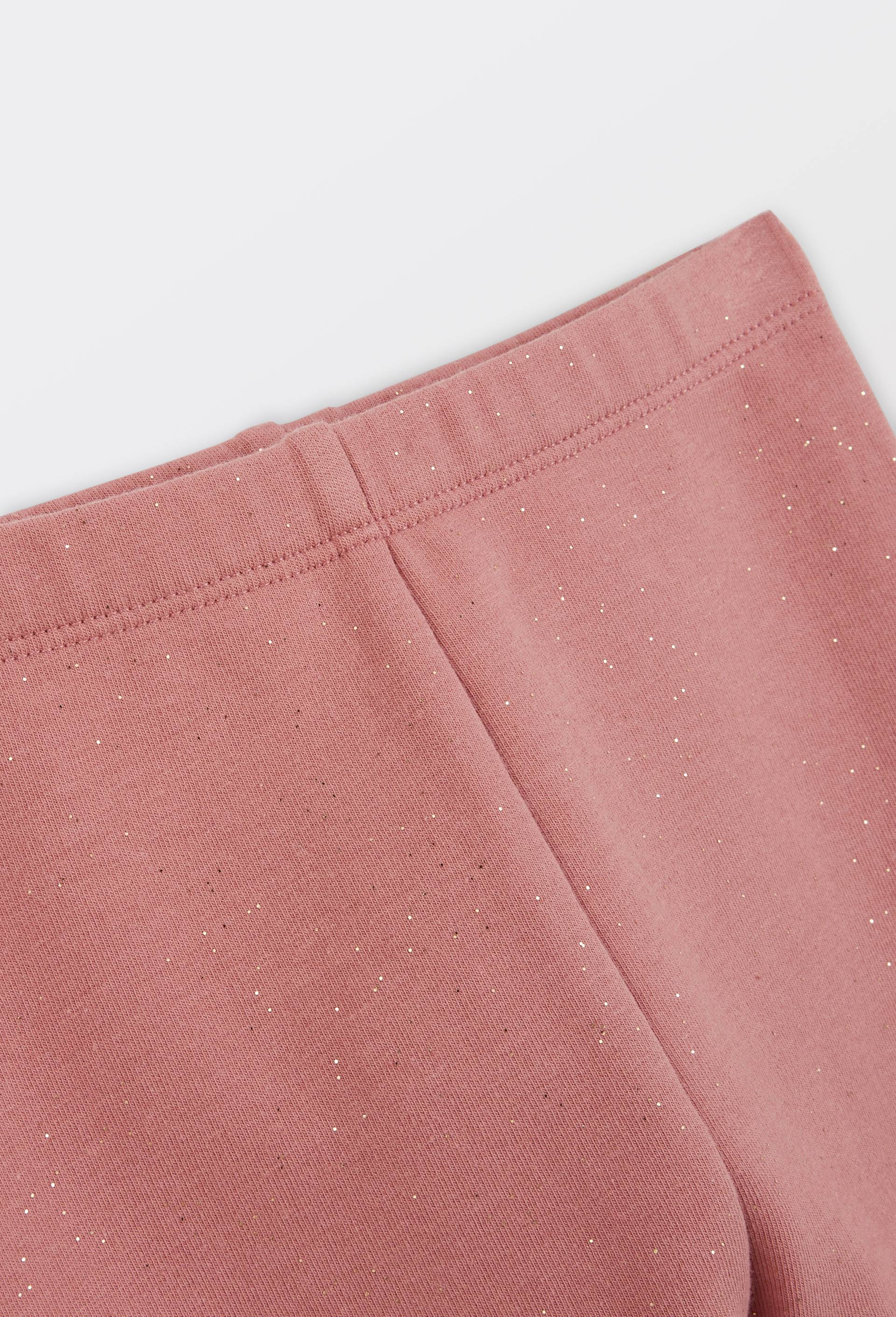 Legging chaud &agrave; paillettes contenant du coton, Rose, large image number 2.0