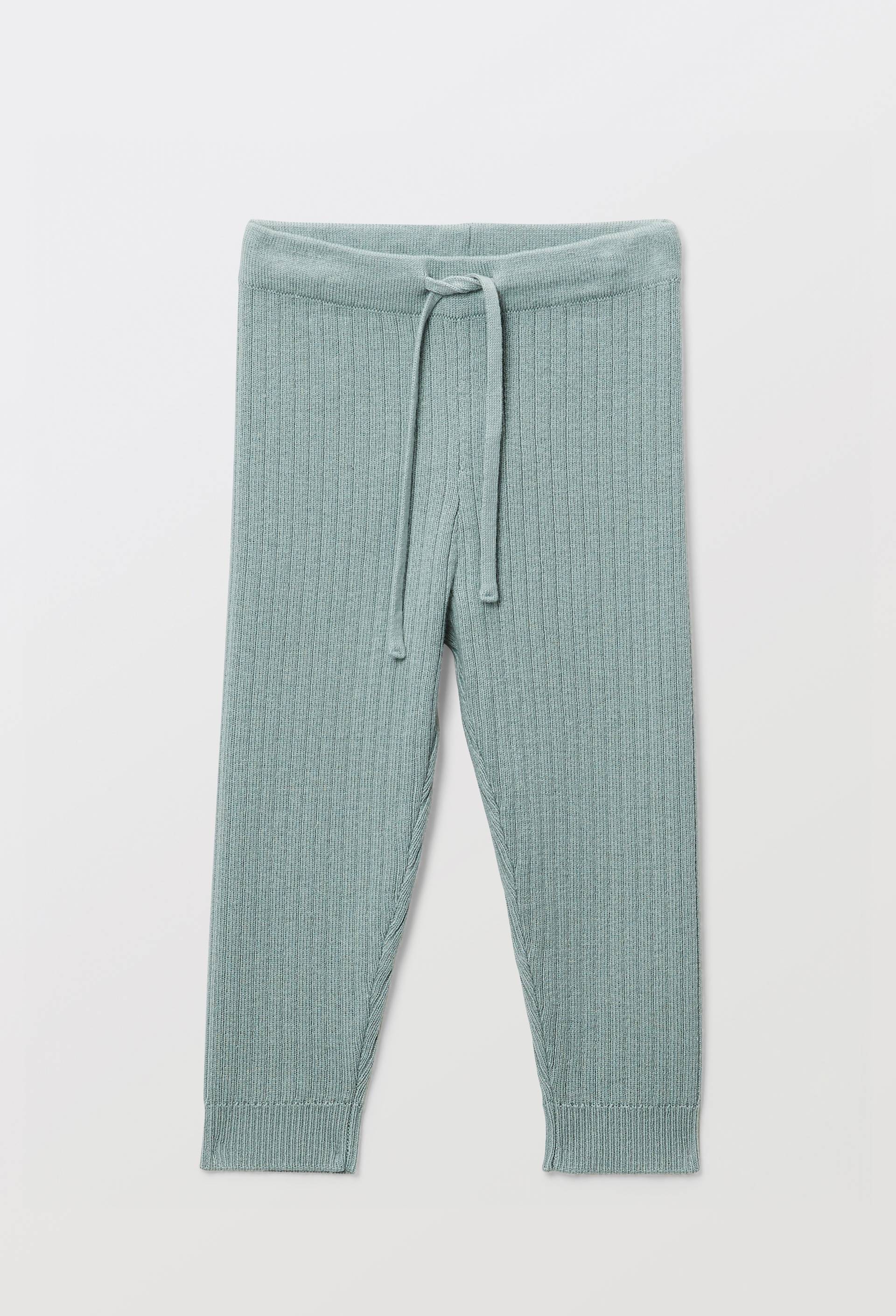 Legging c&ocirc;tel&eacute; uni en tricot, Ecru, large image number 0.0
