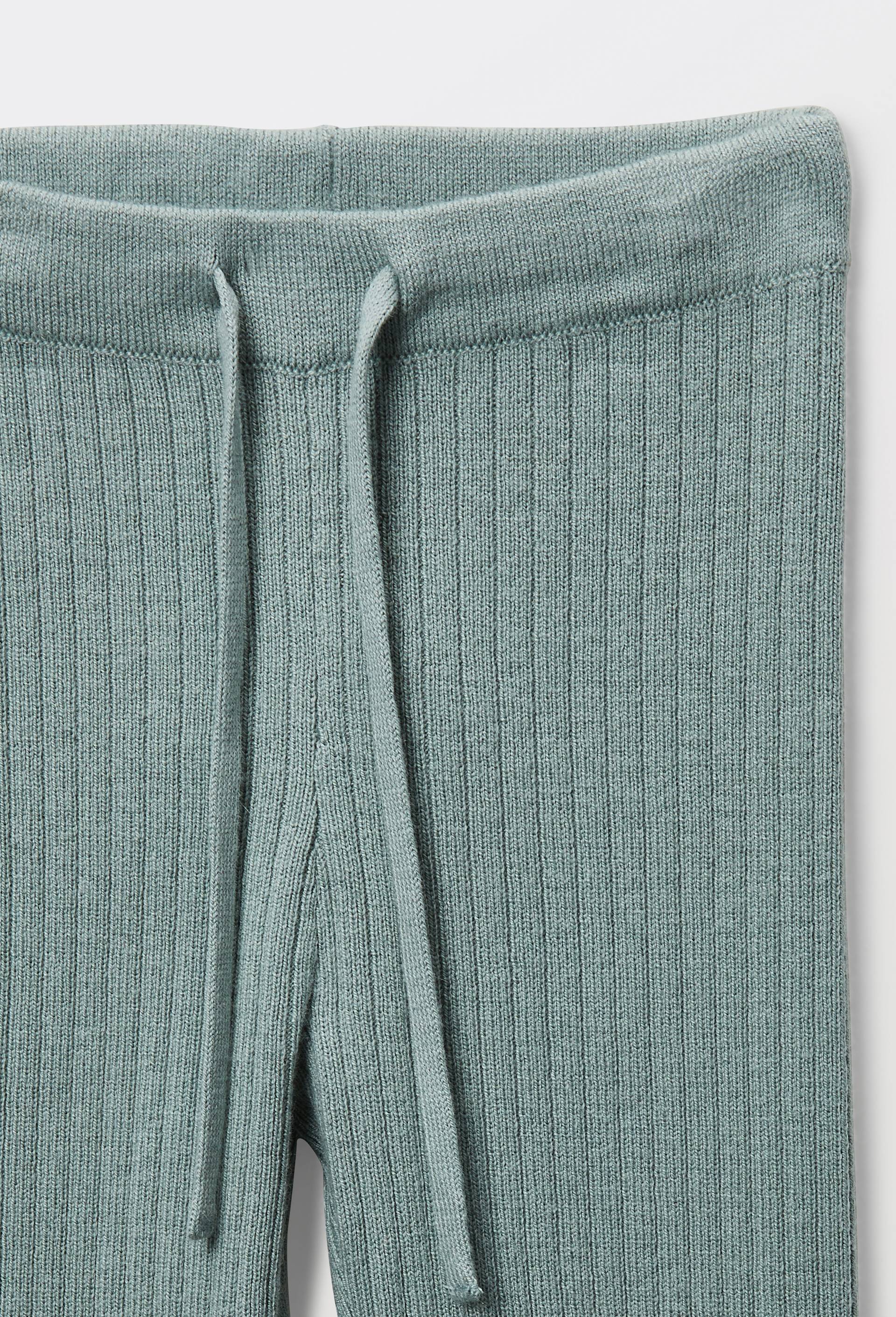 Legging c&ocirc;tel&eacute; uni en tricot, Ecru, large image number 2.0