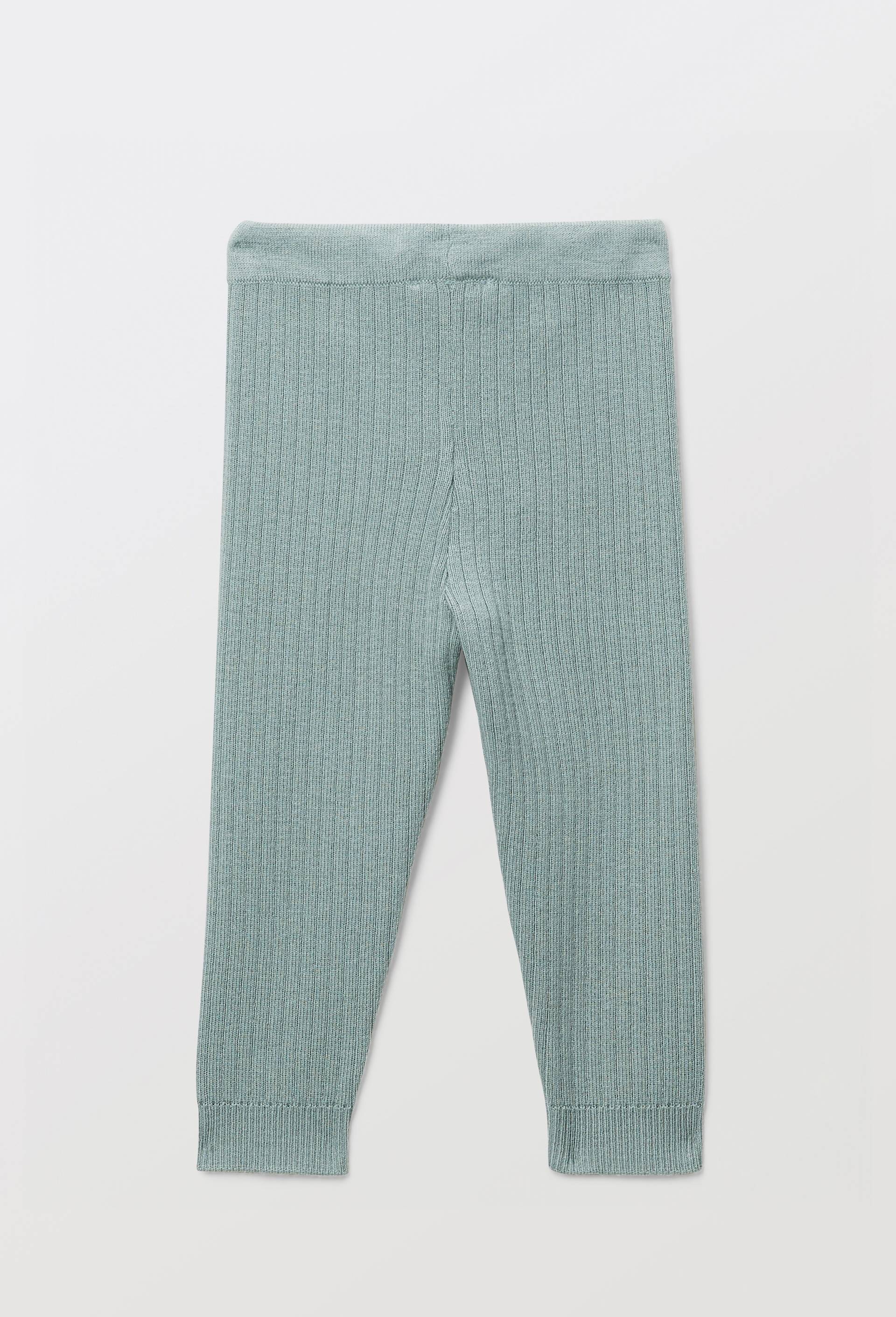 Legging c&ocirc;tel&eacute; uni en tricot, Ecru, large image number 2.0