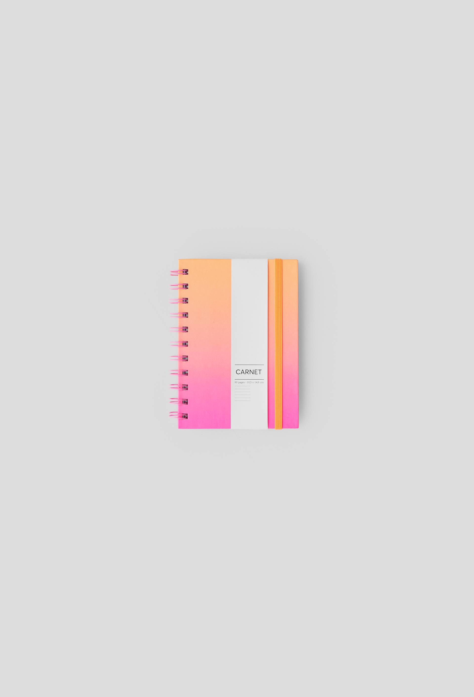Carnet A6 ligné, 80 pages, FSC, Rose foncé, large image number 0.0