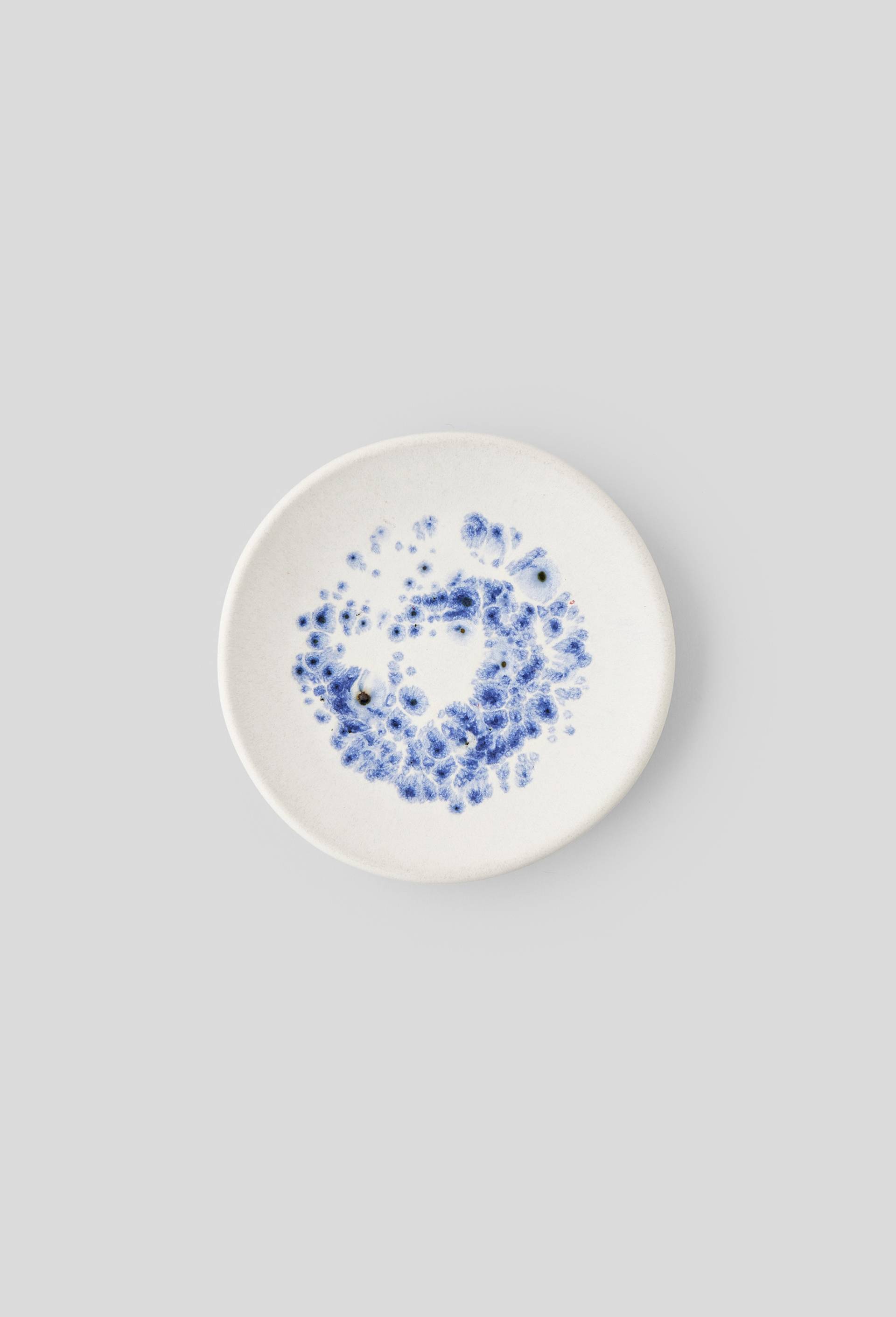 Assiette, finition tachetée, 17cm, Blanc, large image number 0.0