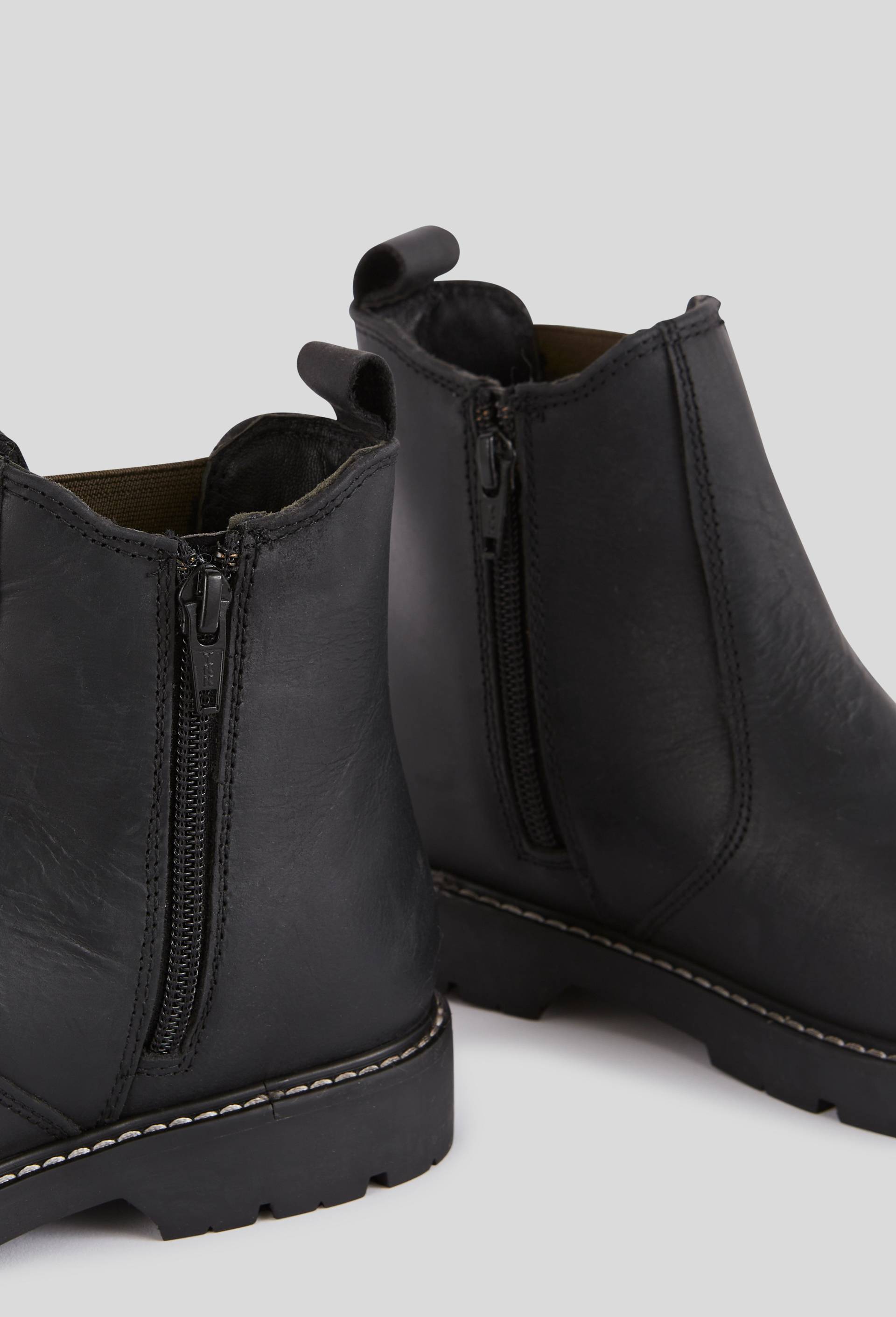 Bottines chelsea en cuir responsable, Noir, large image number 2.0