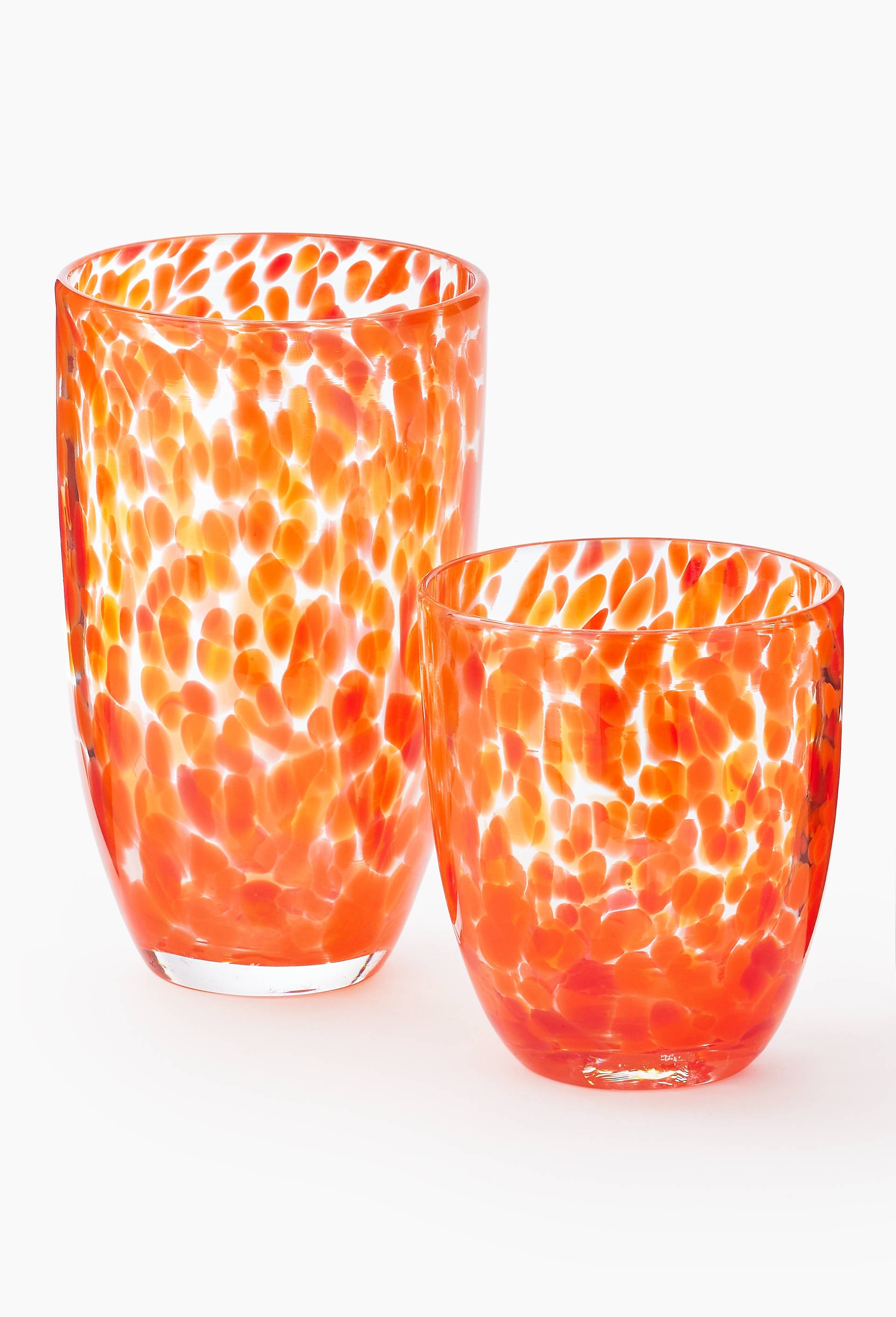 Gobelet finition tachetée, 25cl, Orange, large image number 1