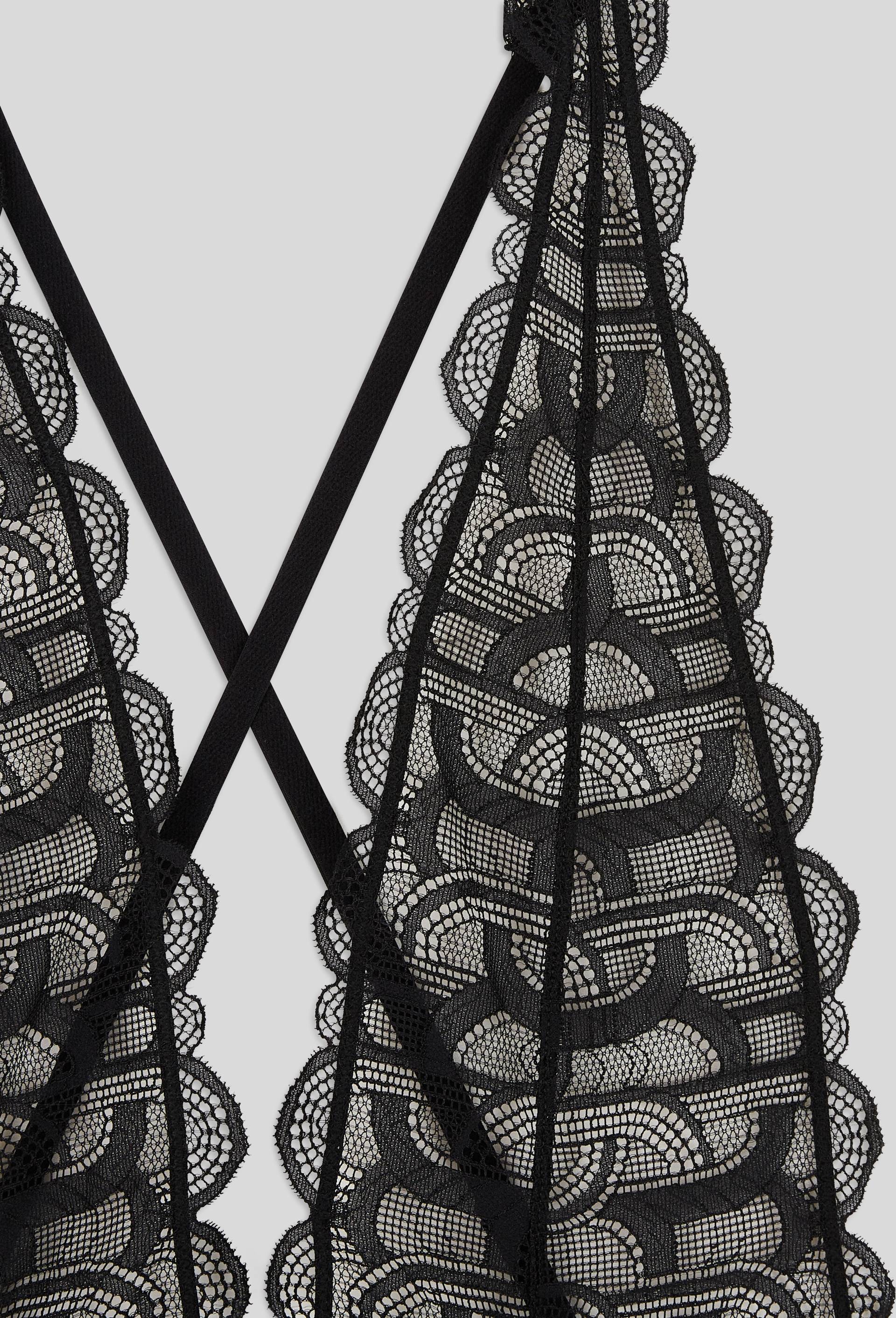 Body ADA en dentelle, Oeko-Tex, Noir, large image number 2
