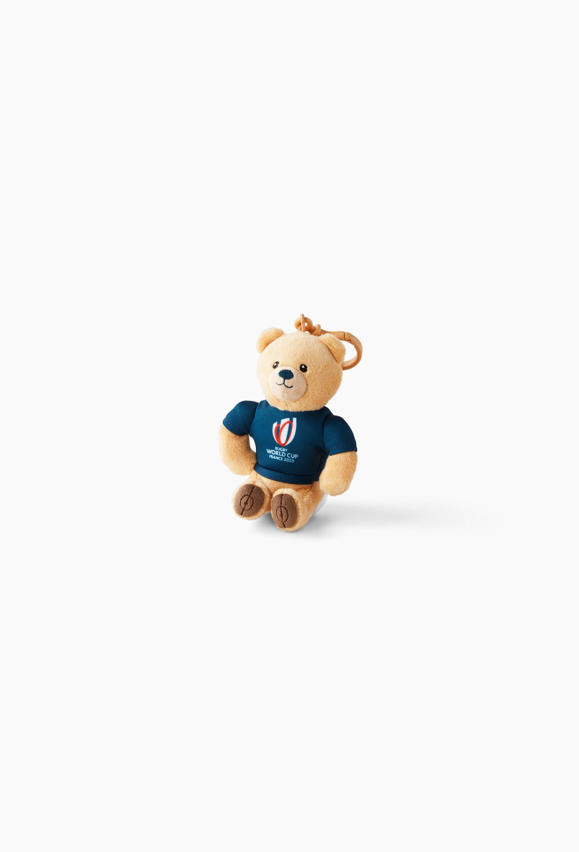 RWC - ourson Porte Cl&eacute;s 10 cm en clip Strip, Multicolore, large image number 0