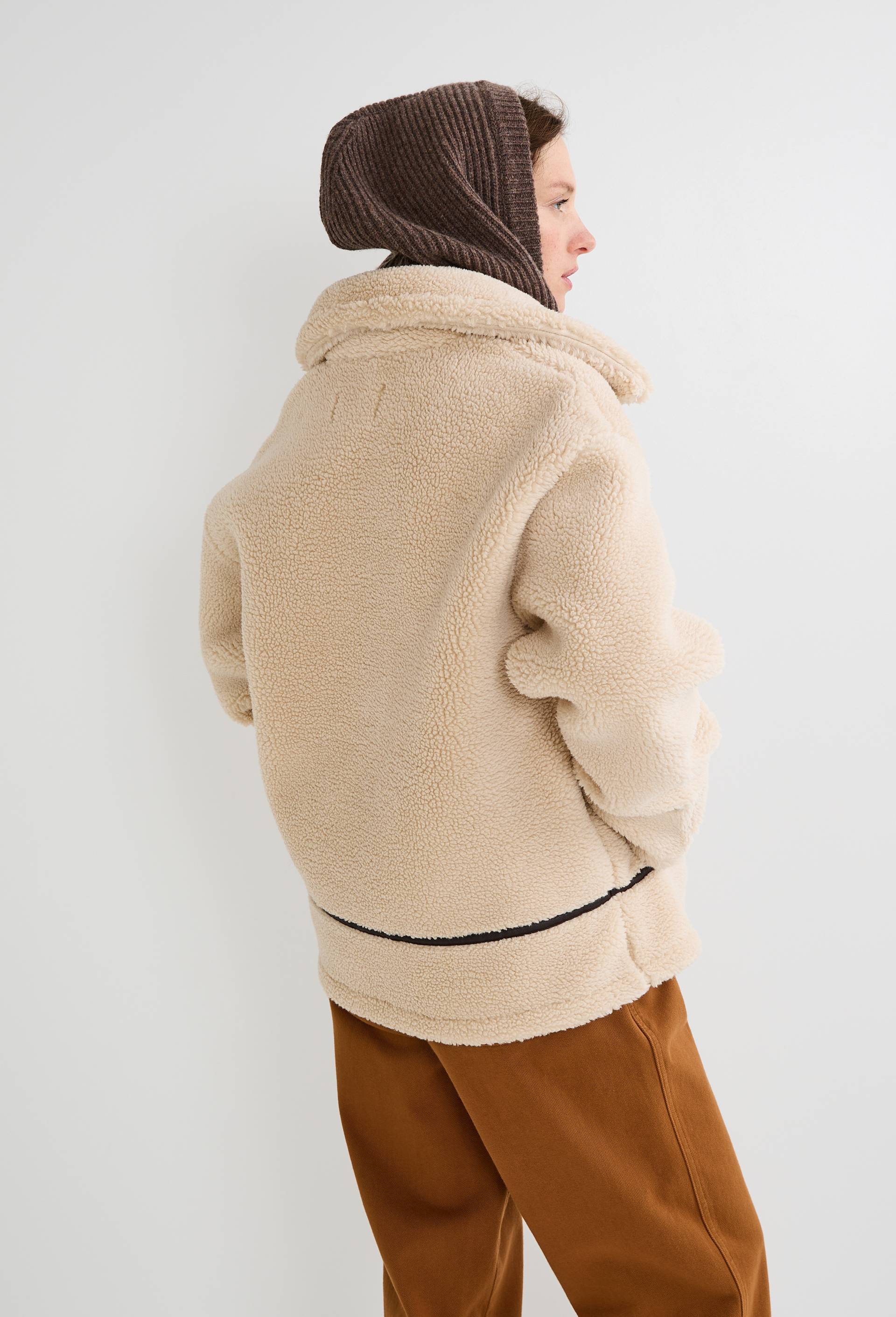 Veste bombardier, Ecru, large image number 1