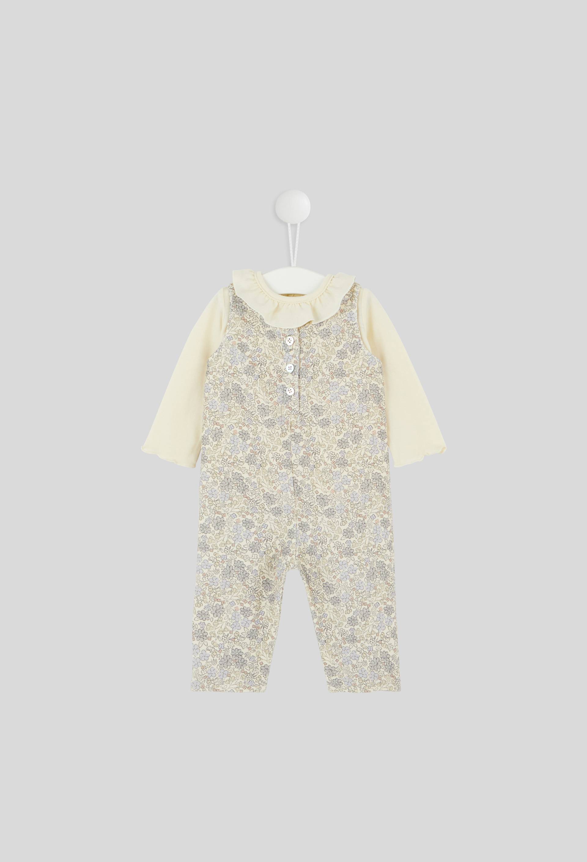 Set combinaison et tee-shirt, Oeko-Tex, Jaune, large image number 0