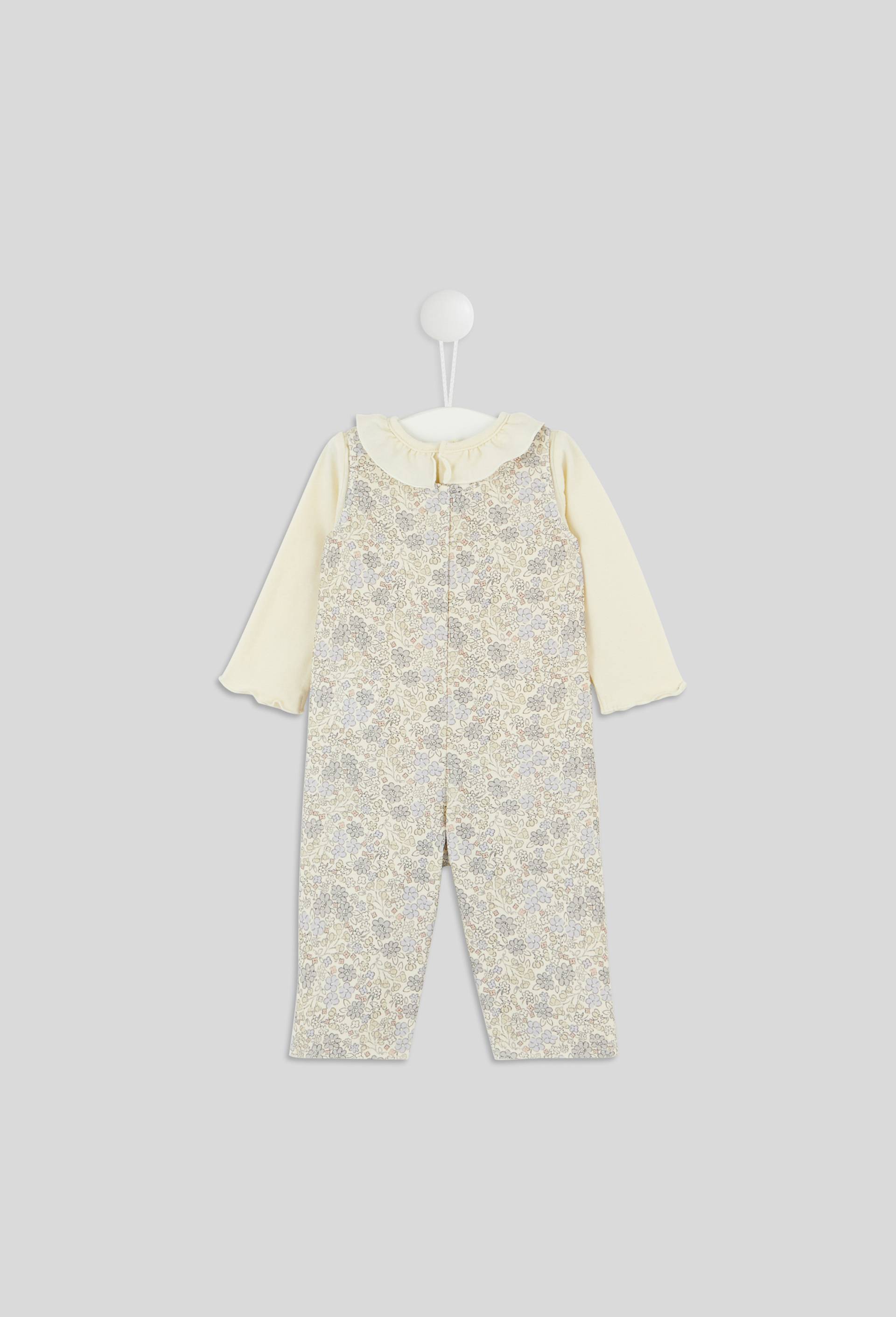 Set combinaison et tee-shirt, Oeko-Tex, Jaune, large image number 1.0