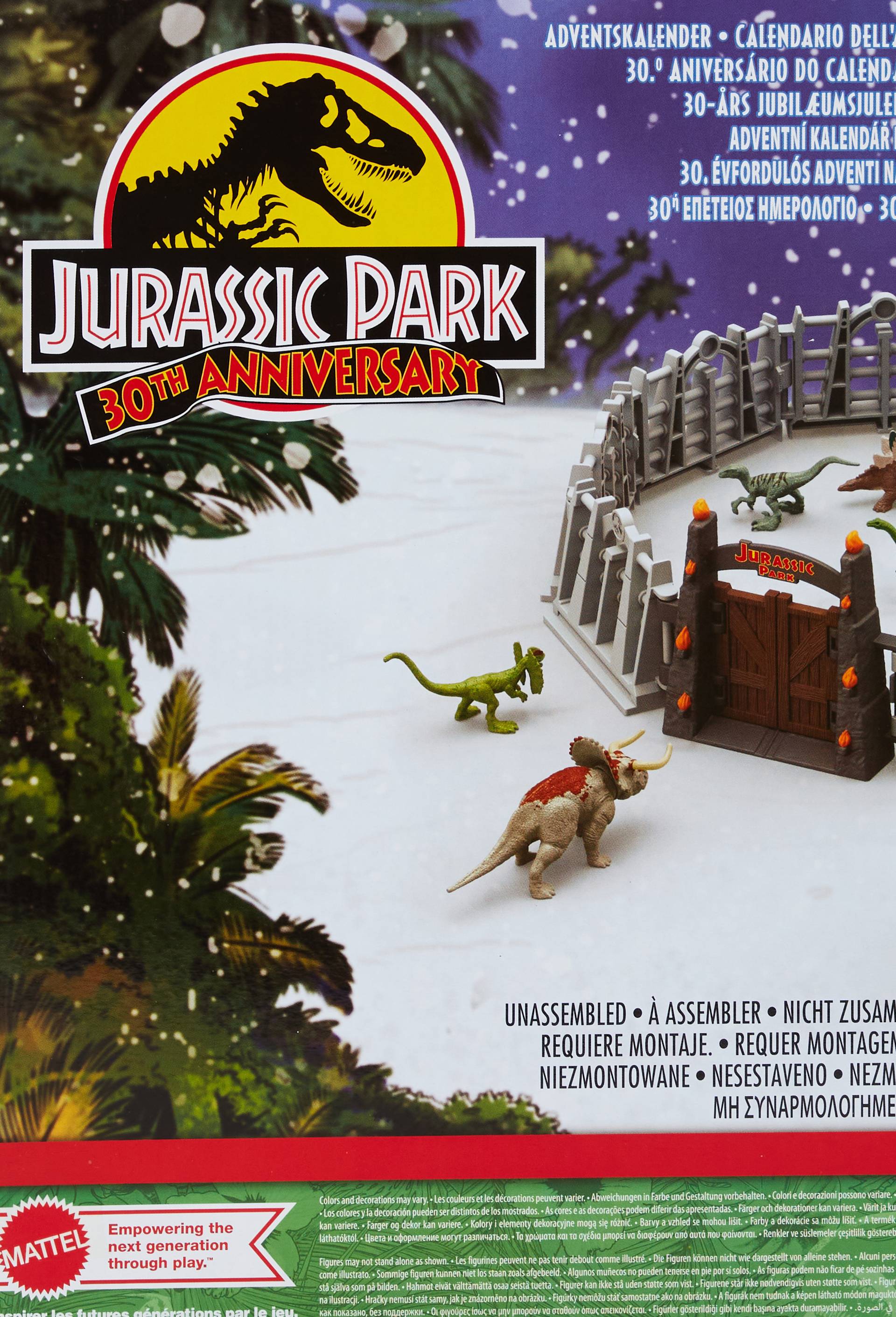 Calendrier de l'avent 30ème anniversaire Jurassic Park, Multicolore, large image number 1