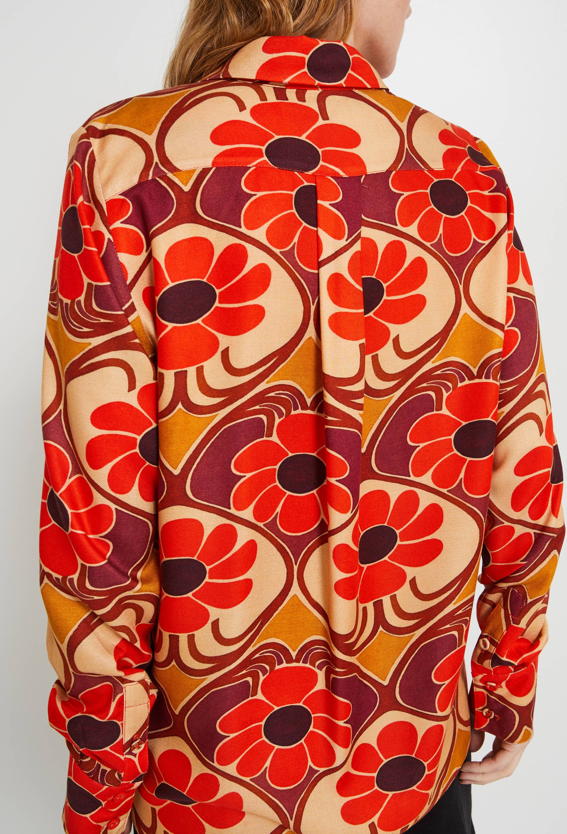Chemise imprimée, Oeko-Tex, Jaune clair, large image number 1.0