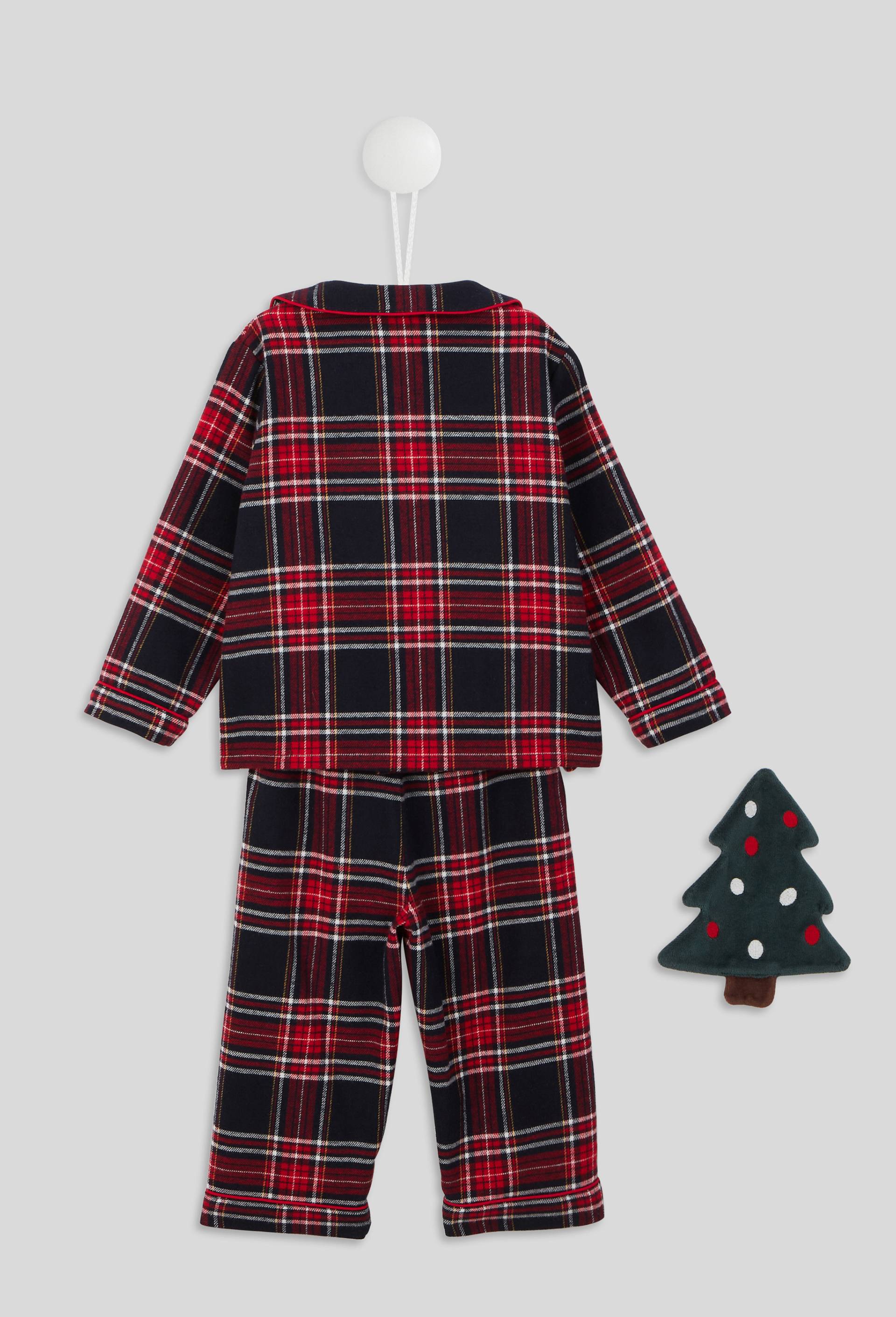 Set pyjama et doudou contenant du coton BIO, Oeko-Tex, Bleu foncé, large image number 1.0