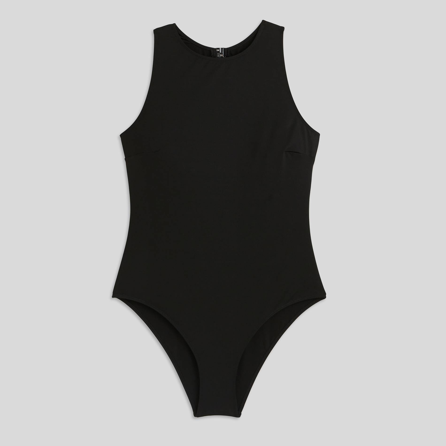 Maillot de bain 1 pi&egrave;ce nageur, Noir, large image number 2