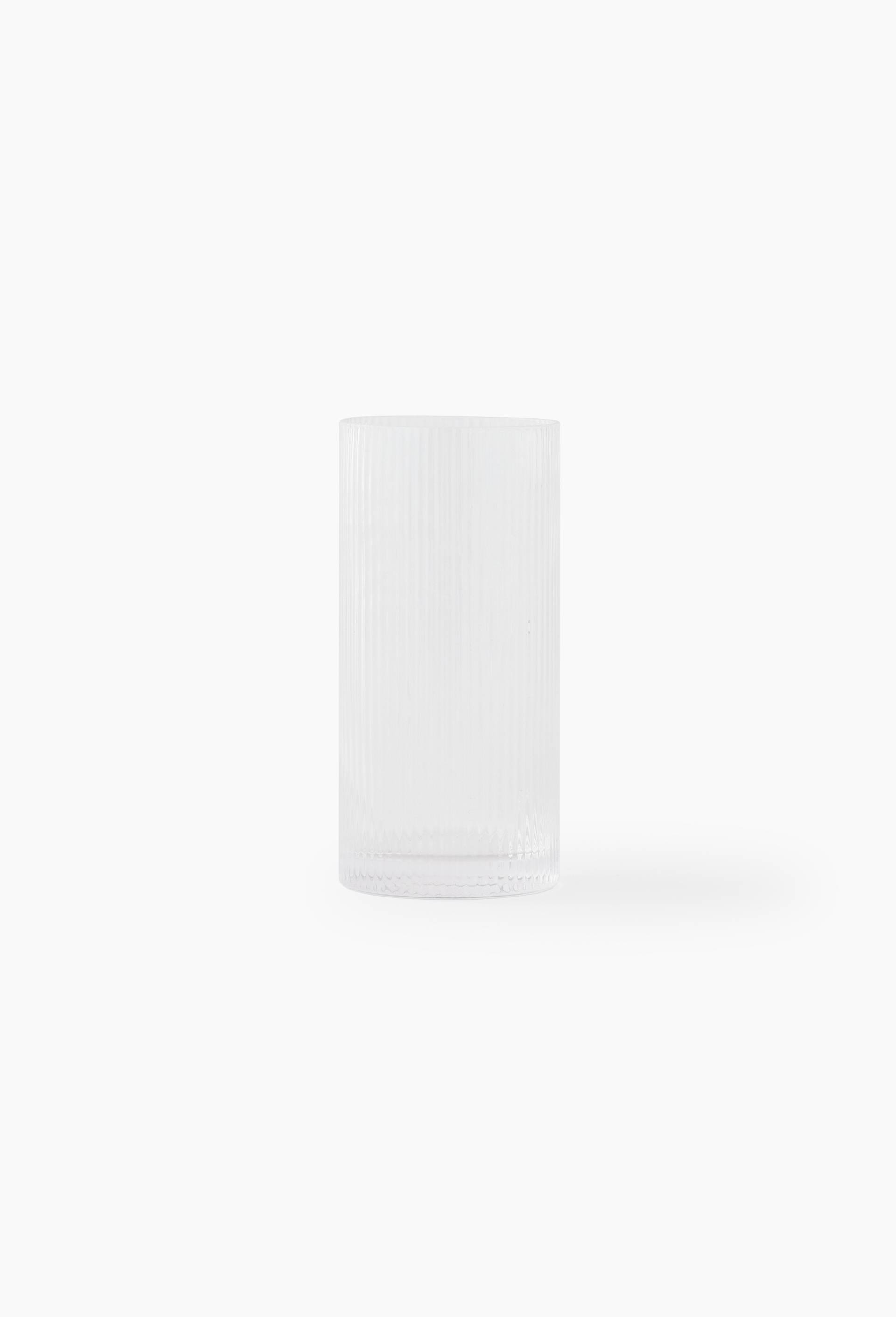 Gobelet finition striée, 45cl, Transparent, large image number 0.0