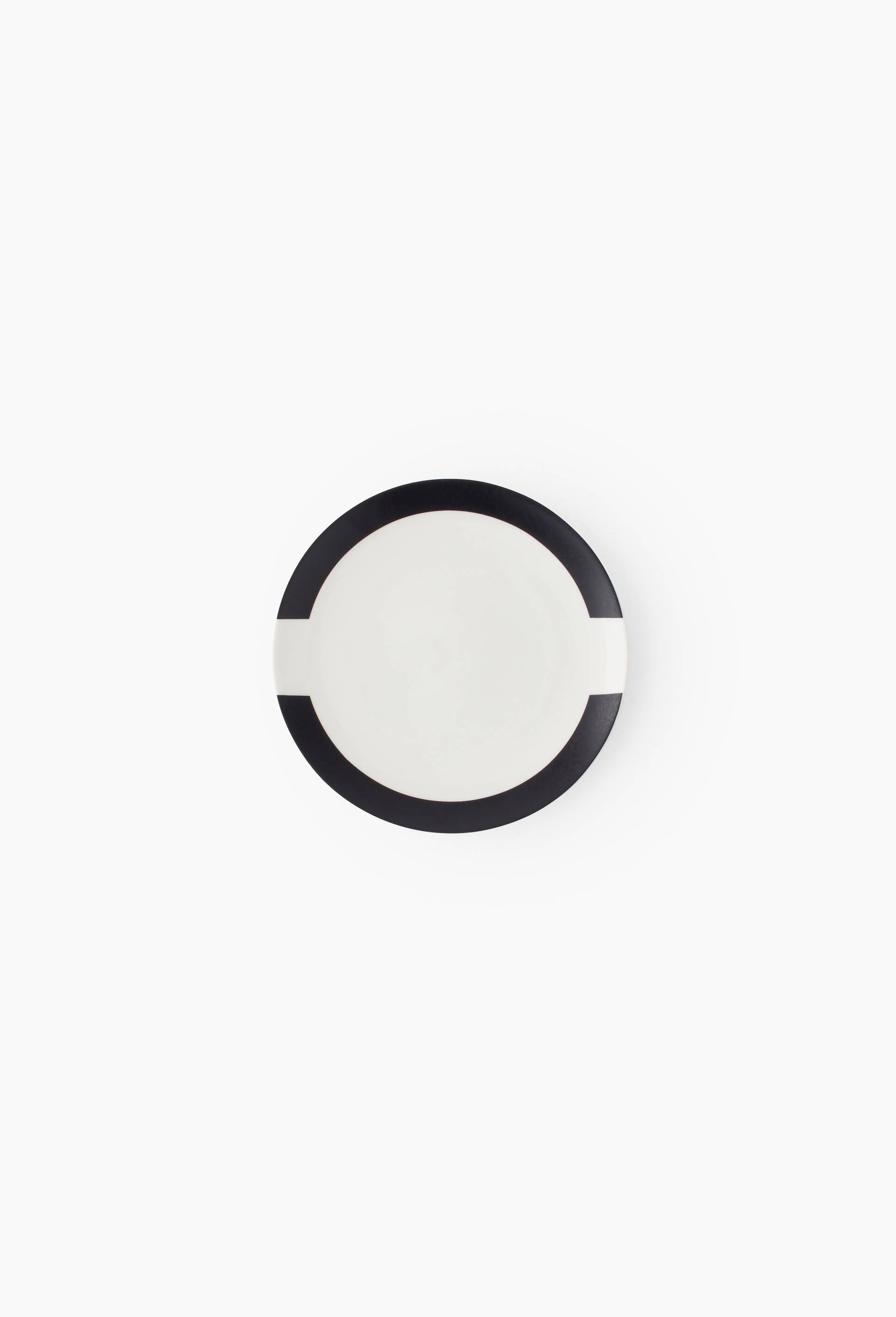 Assiette à pain imprimée, 14 x 14 x 1,5 cm, Noir, large image number 0.0
