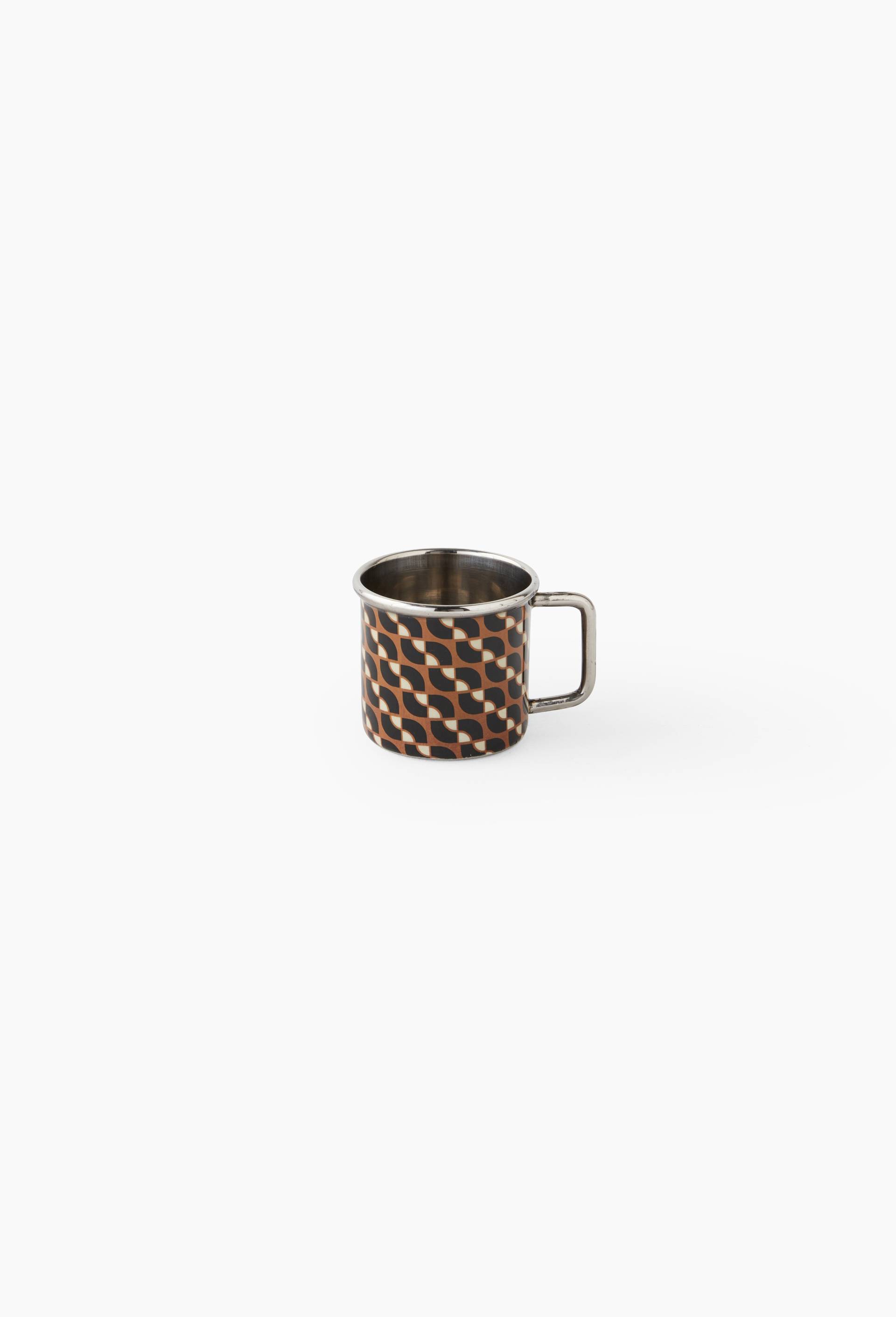 Tasse imprimée, 19 cl, Brun, large image number 0.0