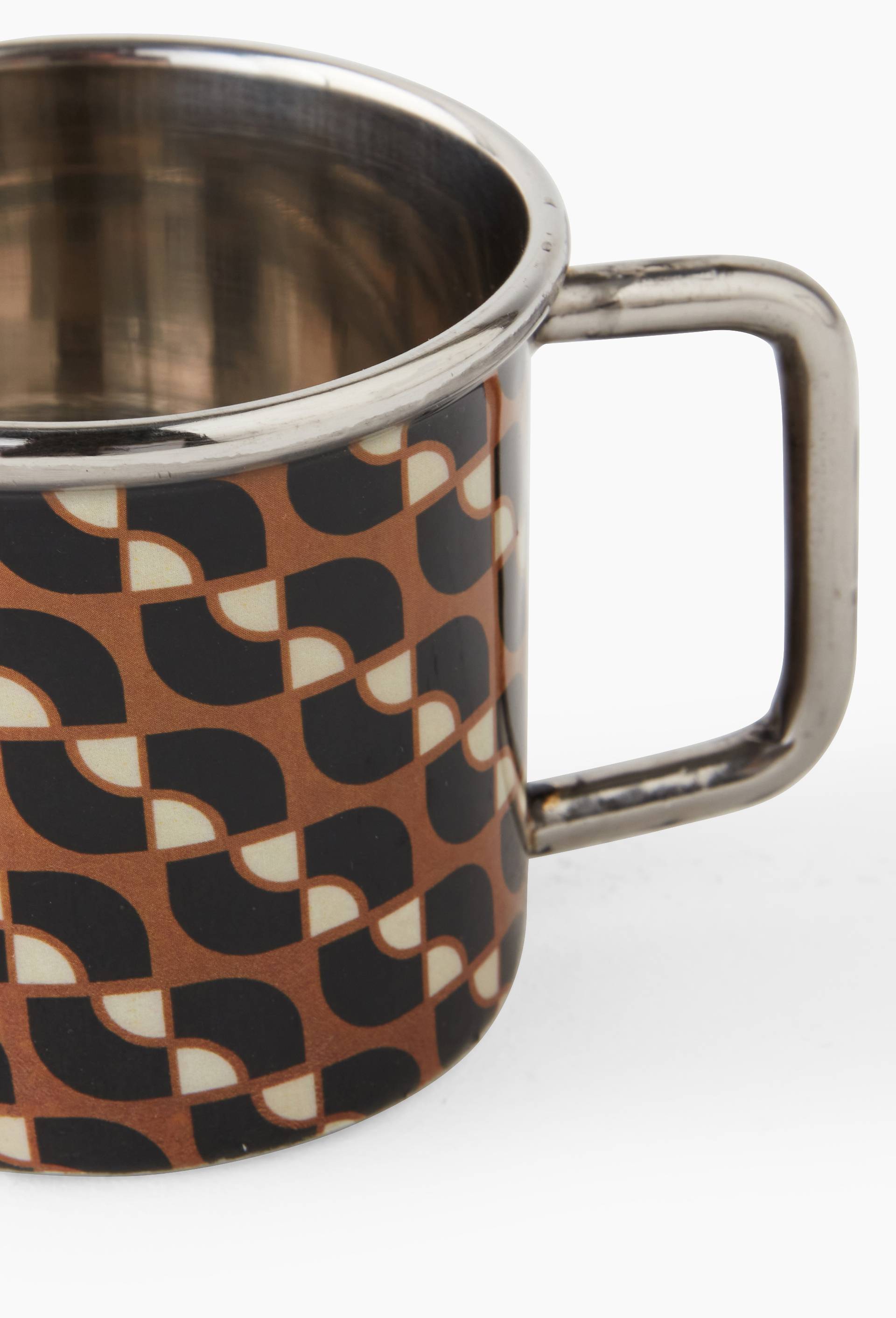 Tasse imprimée, 19 cl, Brun, large image number 1.0