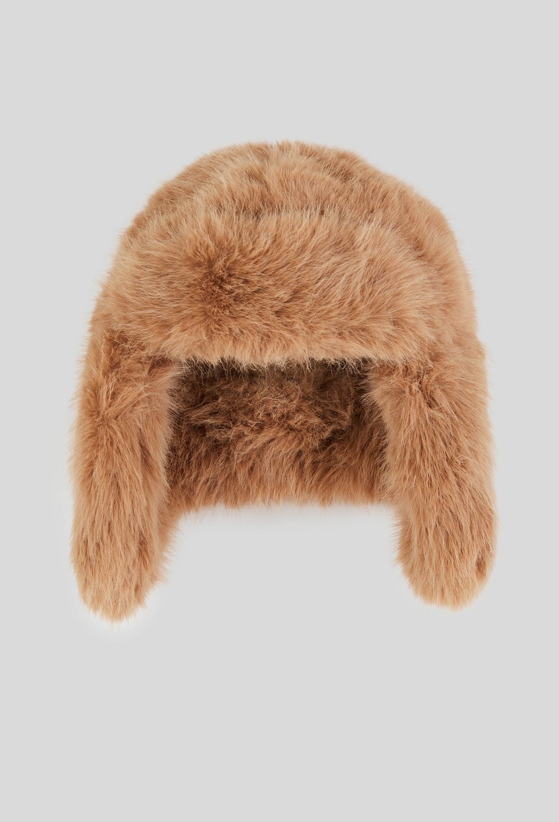 Chapka en fausse fourrure, Beige clair, large image number 1