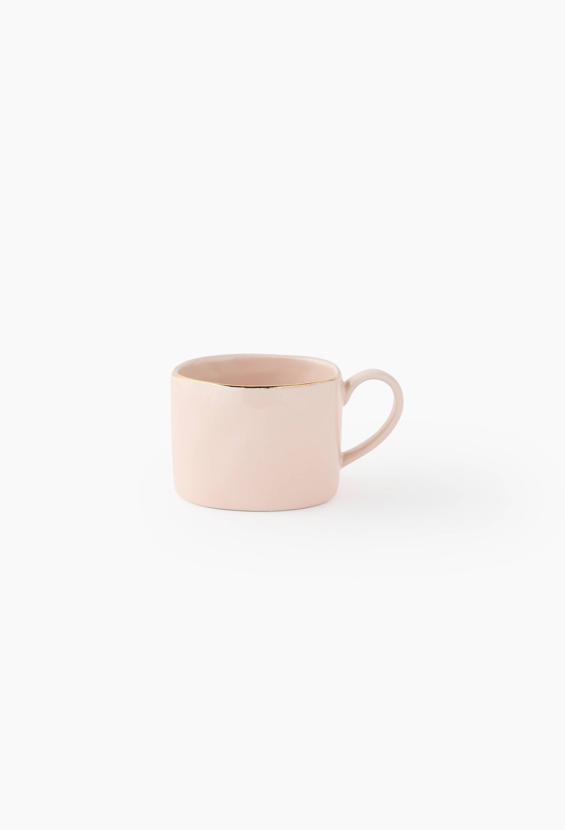 Mug finition liseré, 30cl, Rose clair, large image number 0.0