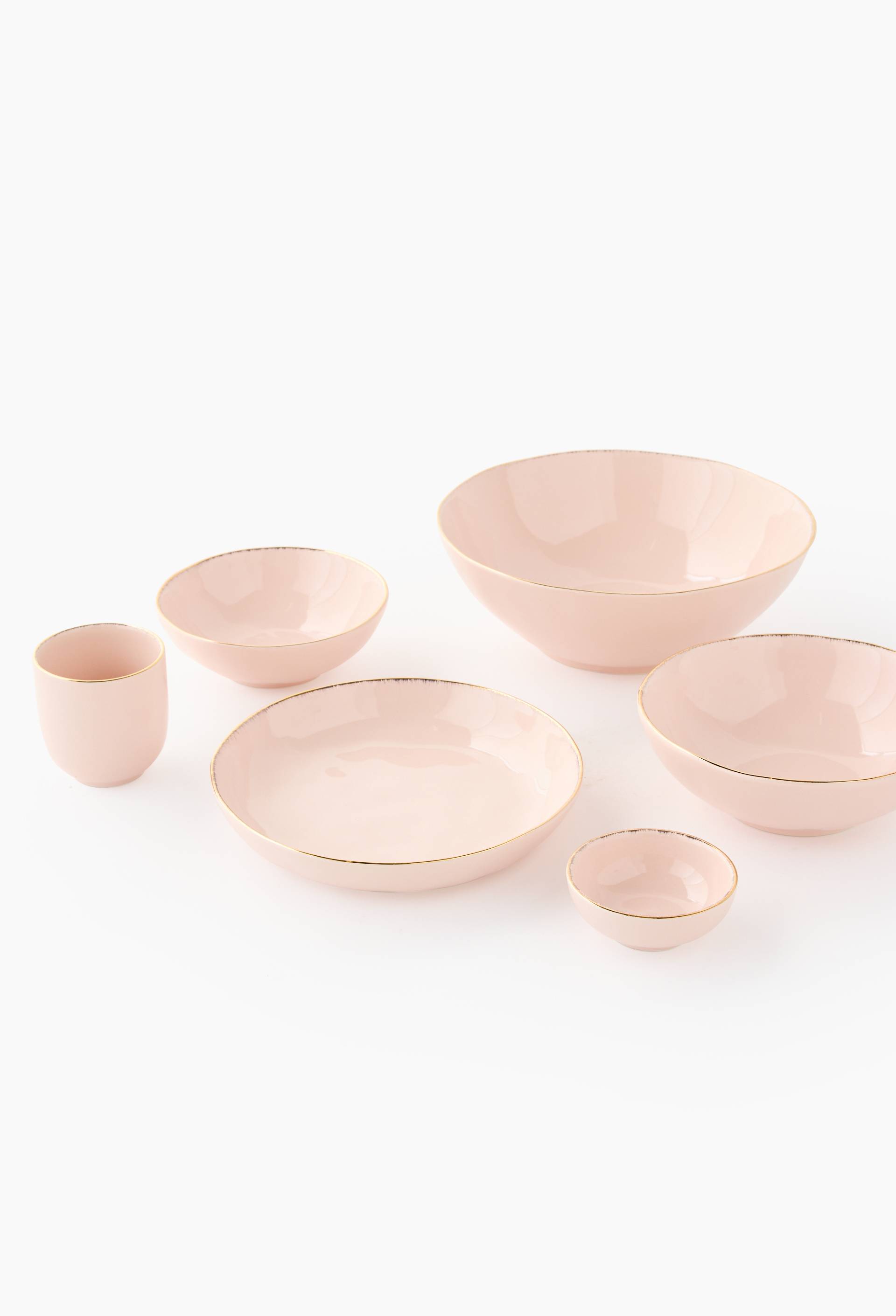 Coupelle finition liser&eacute;, 8 cm, Rose clair, large image number 1