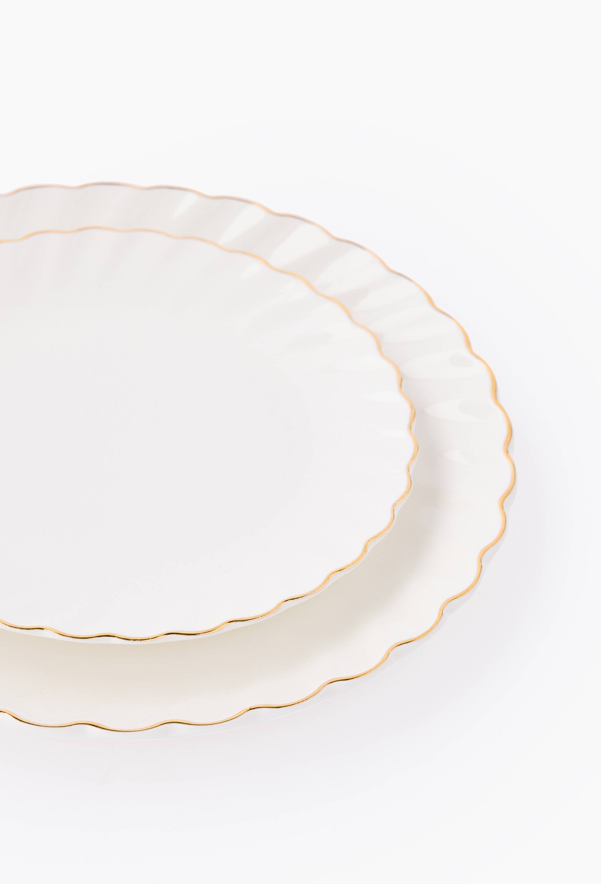 Assiette à pain finition twistée, 16cm, Blanc, large image number 1.0
