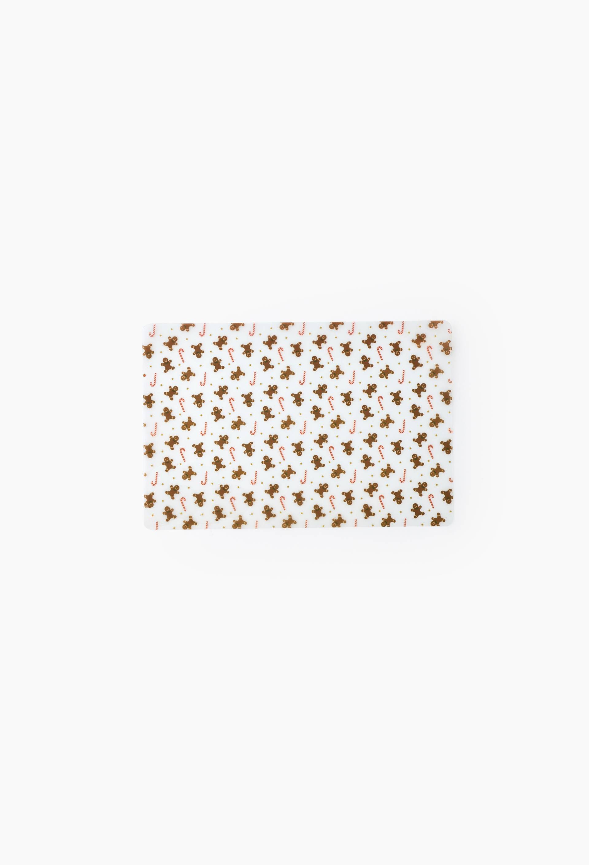 Set de table enfant, imprim&eacute; pain d'&eacute;pice, 30x45cm, en polypropyl&egrave;ne, Brun clair, large image number 0
