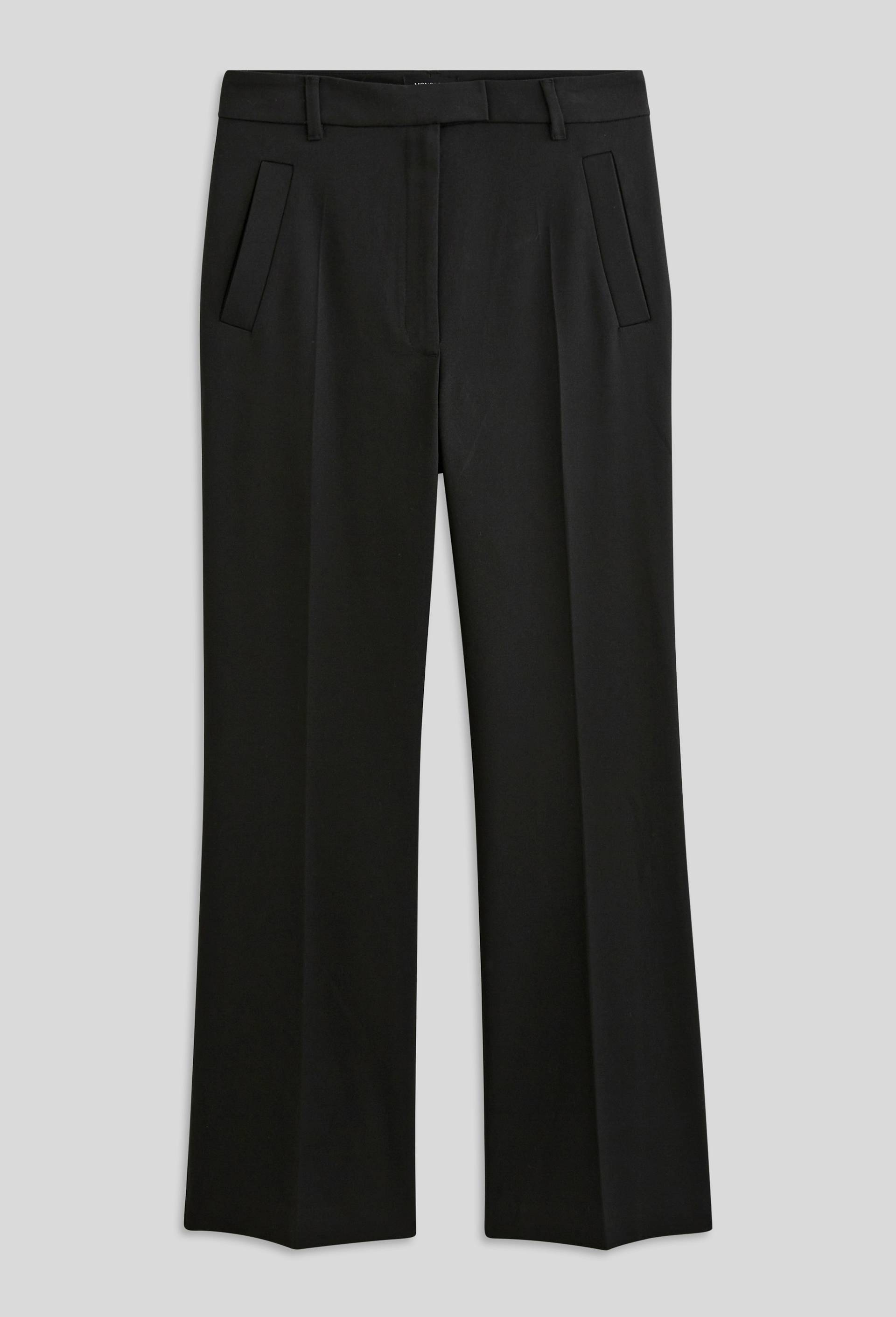 Pantalon flare, certifié OEKO-TEX, Noir, large image number 2