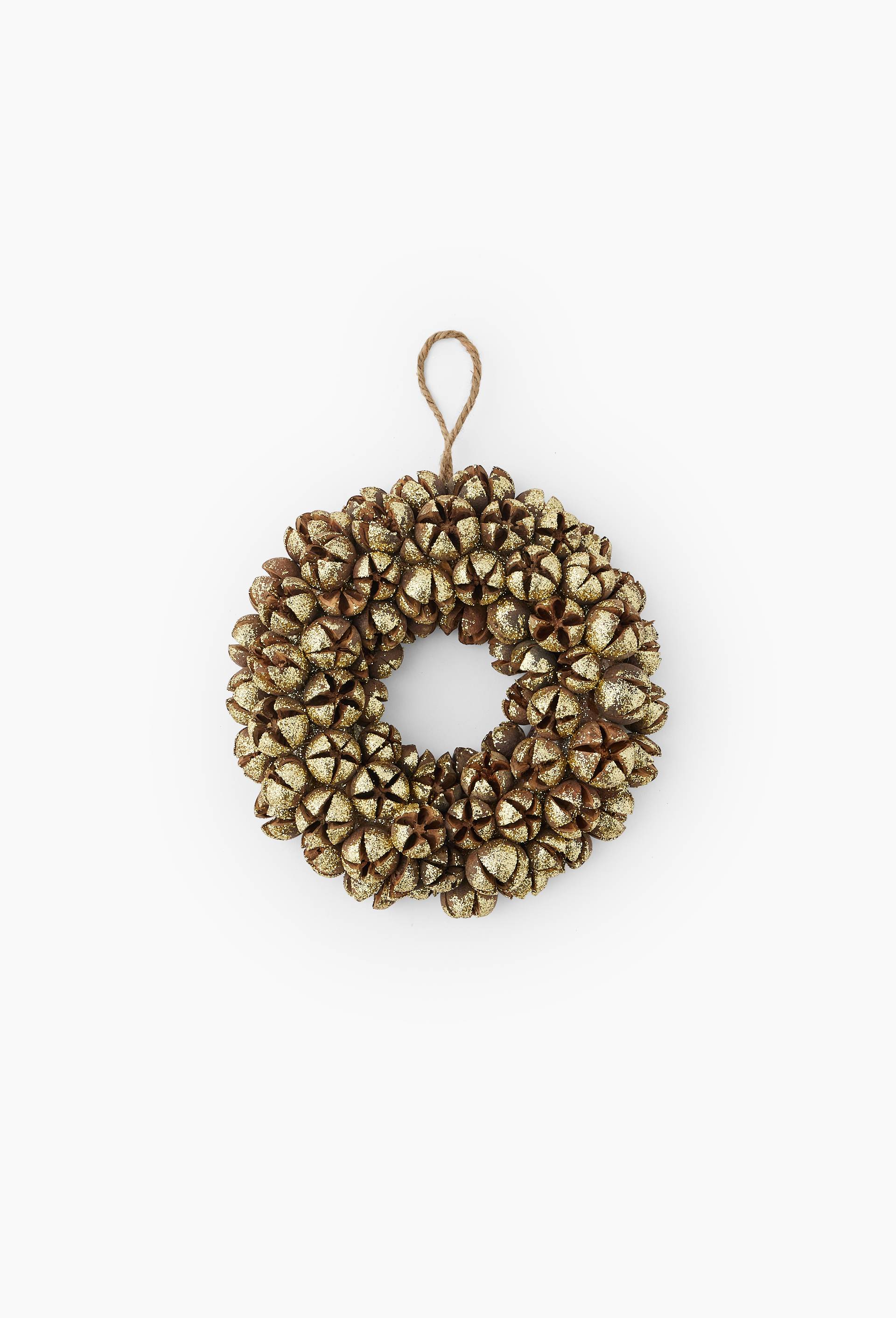 Couronne paillettes dorées, Beige clair, large image number 0