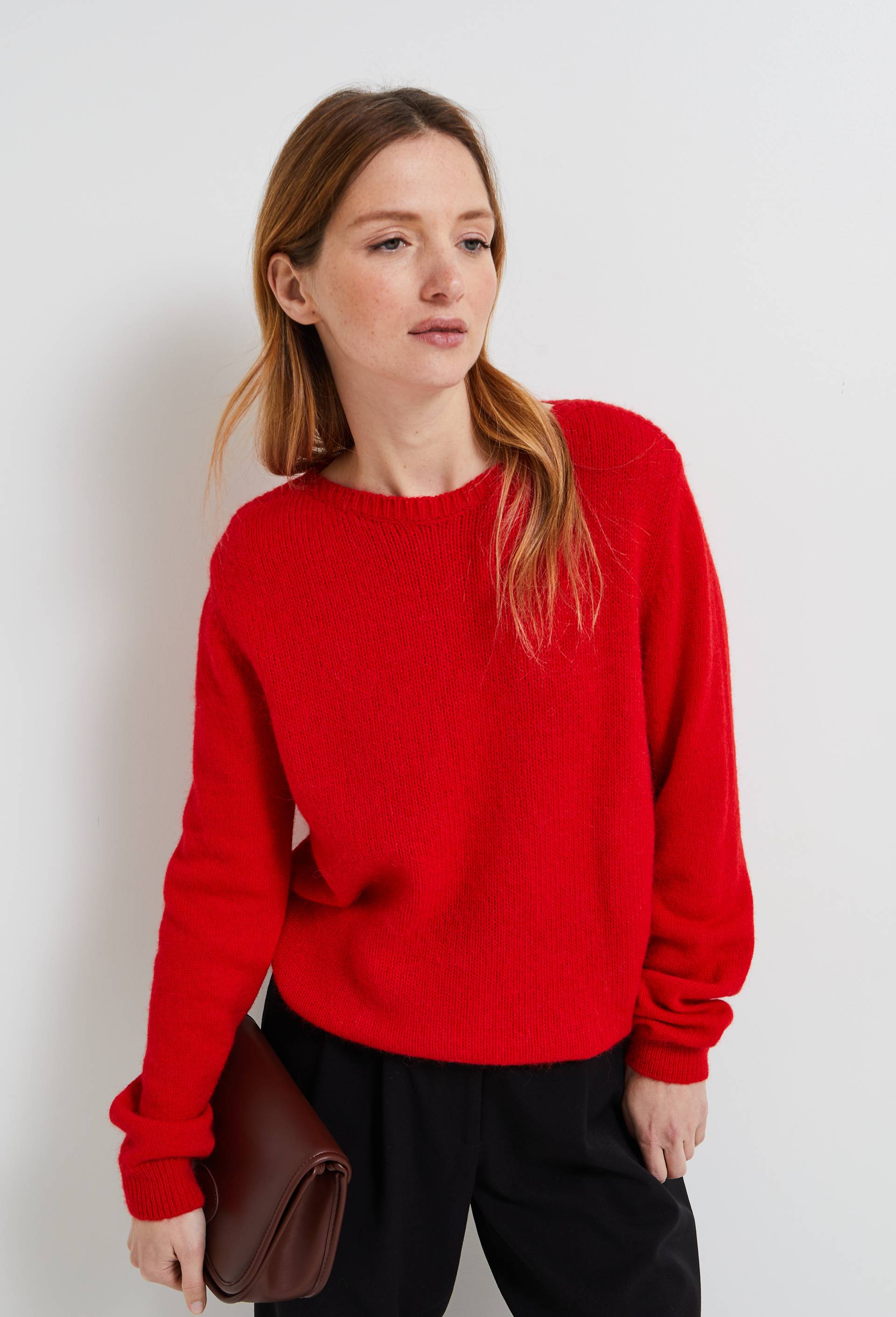 Laine Pull Rouge Monoprix Pull Monoprix Homme Taille L Rouge Blanc
