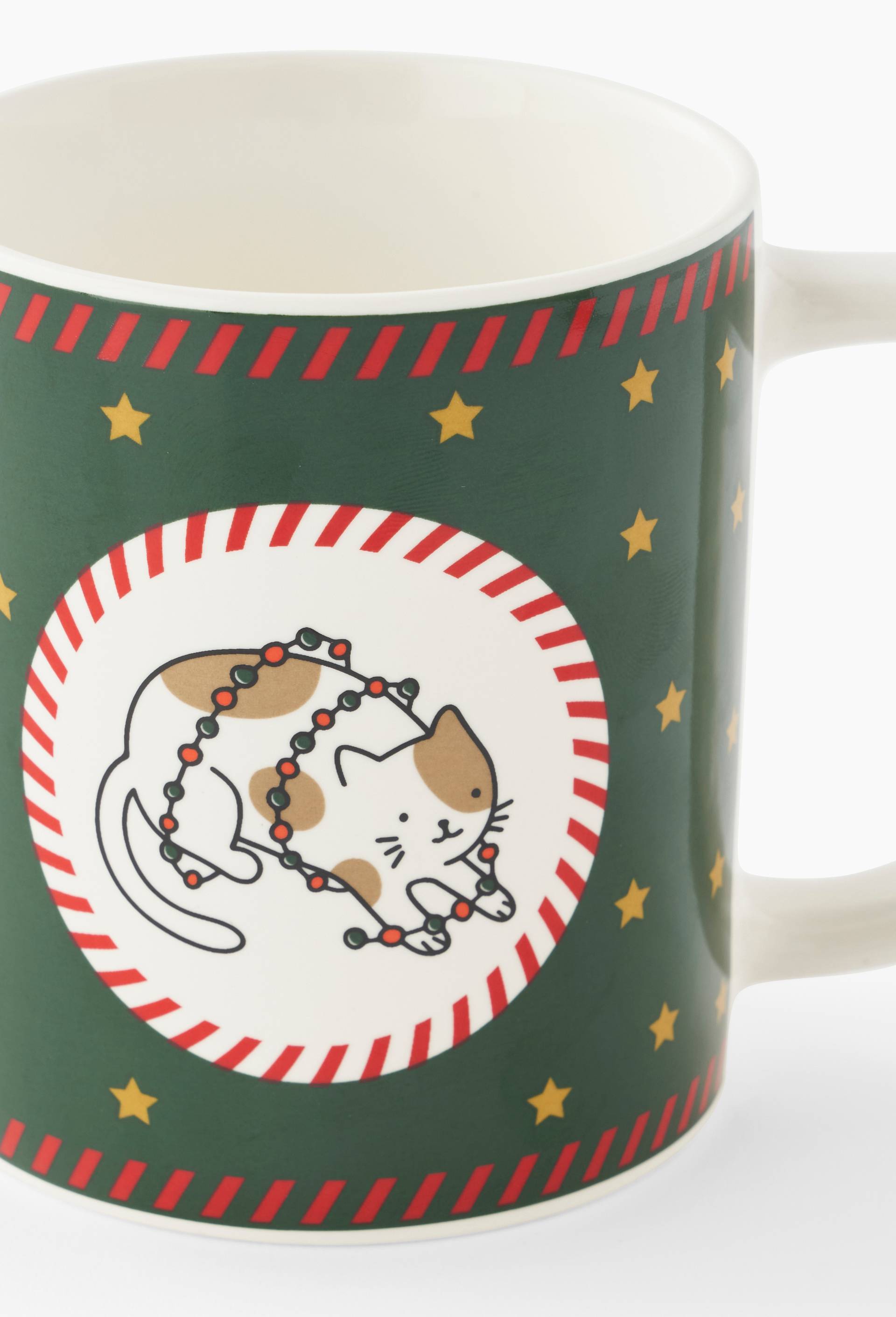 Mug droit imprimé, 32 cl, Vert foncé, large image number 1