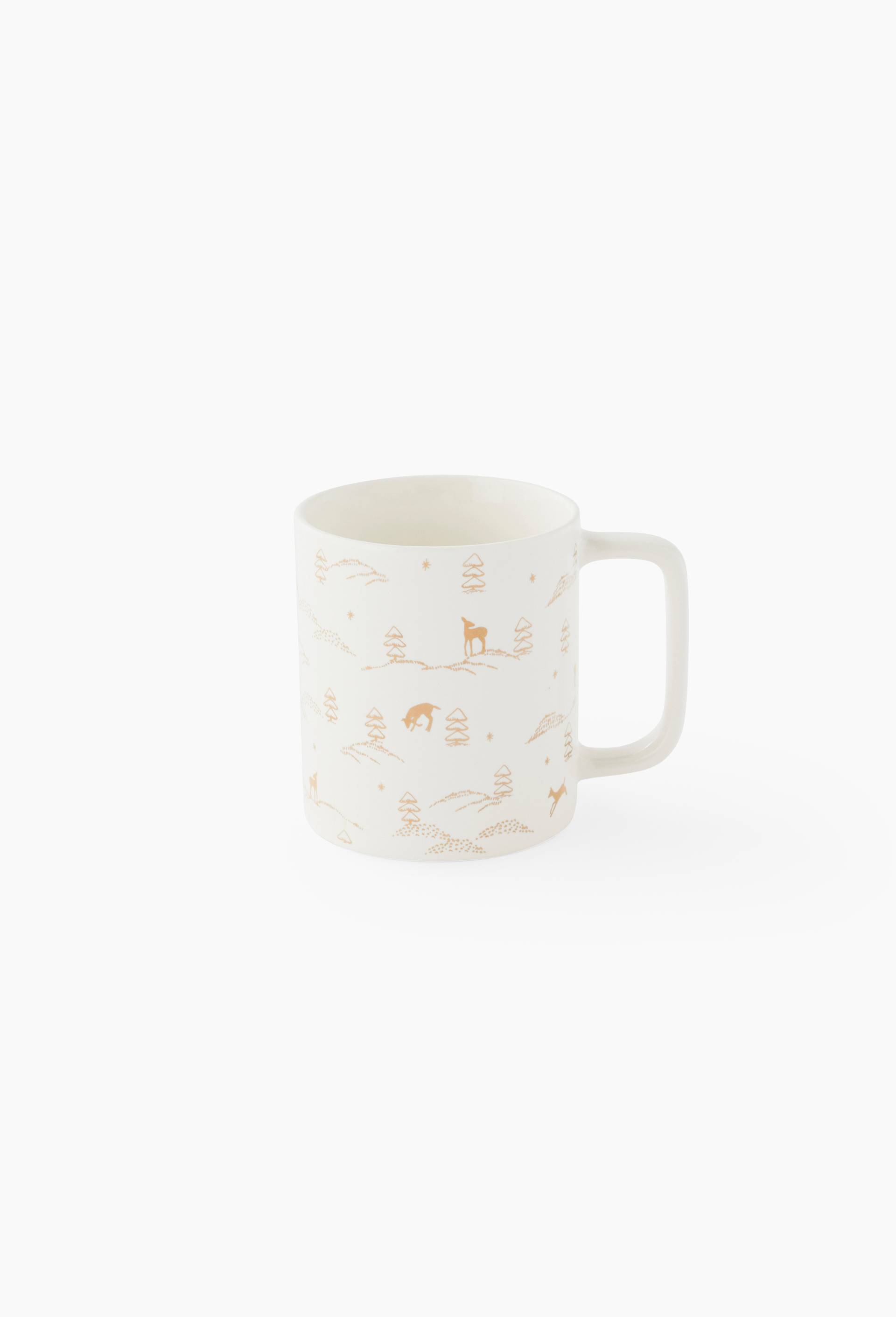 Mug droit imprim&eacute;, 32cl, Or, large image number 0