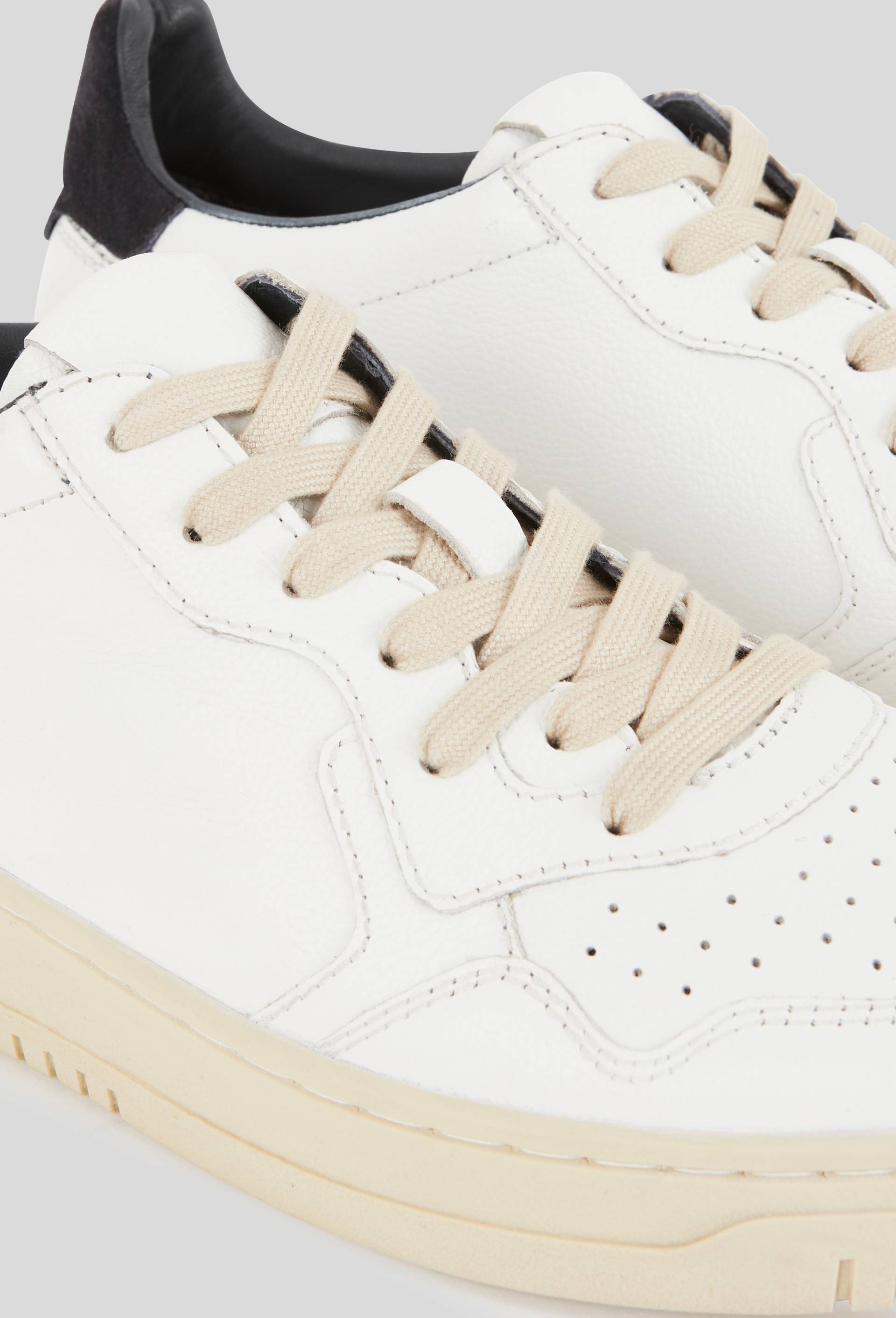 Baskets en cuir, Blanc, large image number 2.0