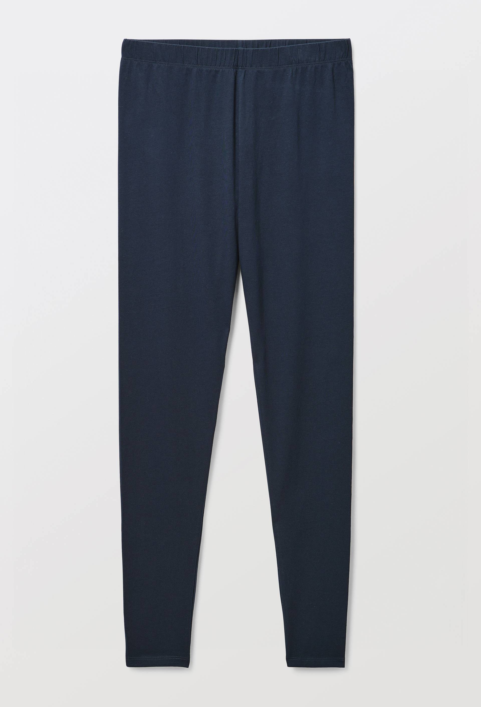 Legging uni en coton BIO GOTS, Bleu fonc&eacute;, large image number 2.0